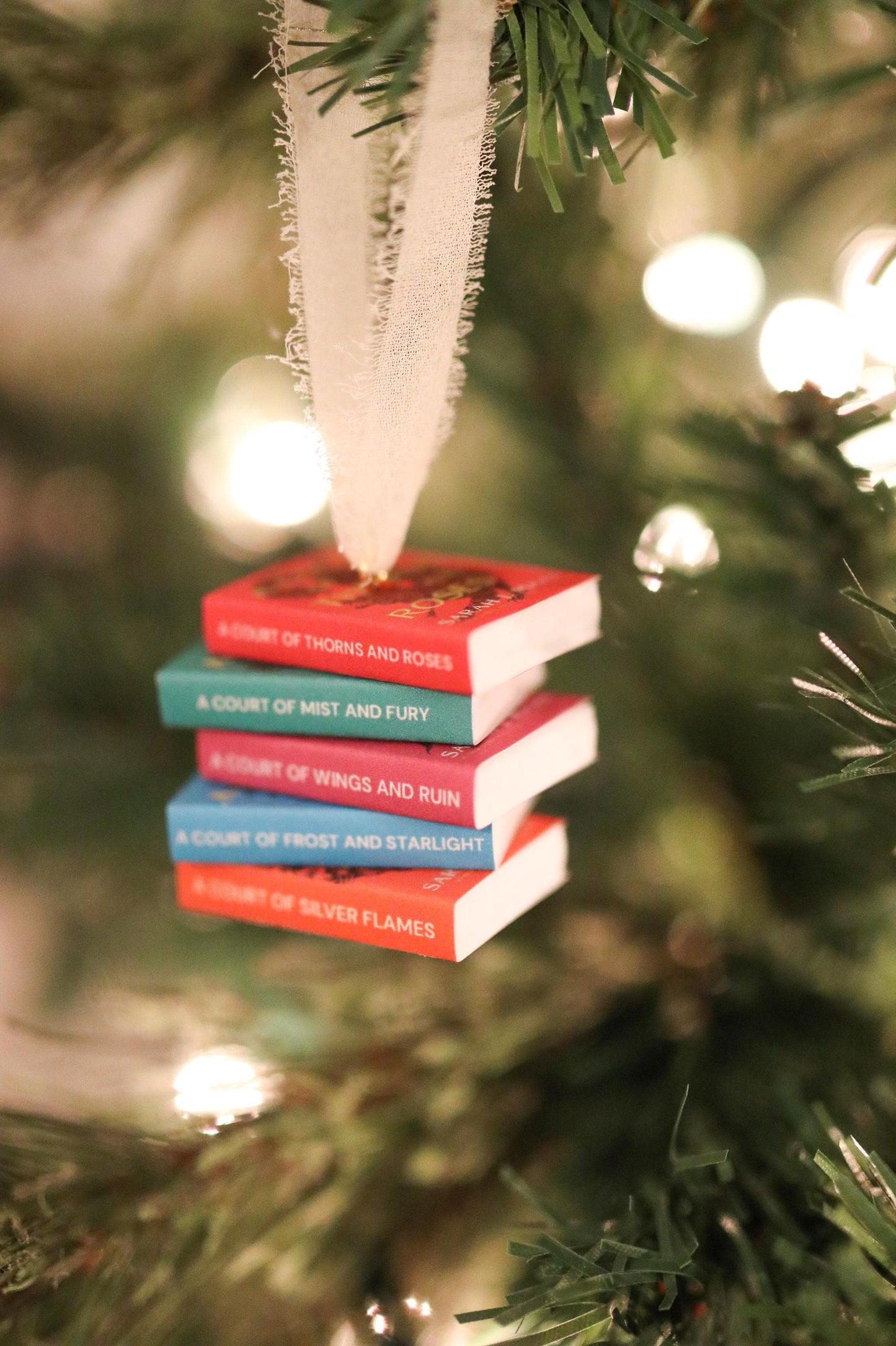 Mini ACOTAR Book Stack Ornament