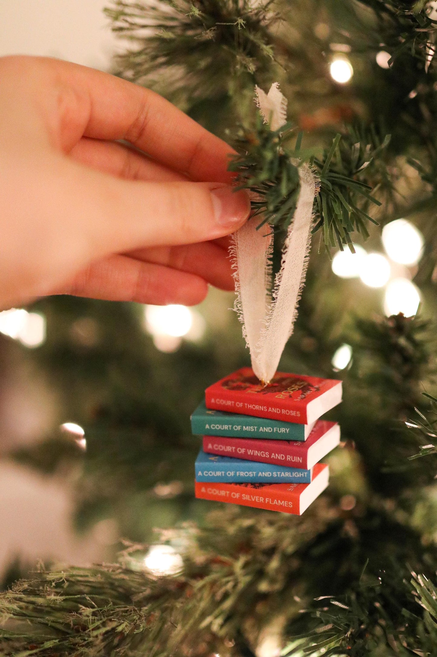 Mini ACOTAR Book Stack Ornament