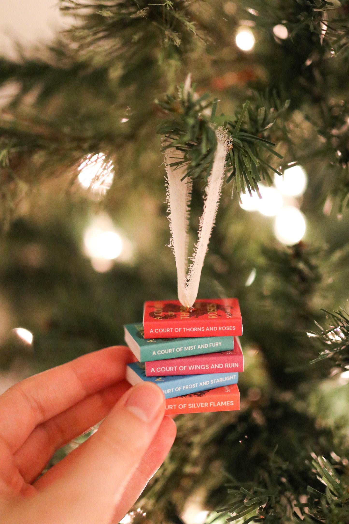 Mini ACOTAR Book Stack Ornament