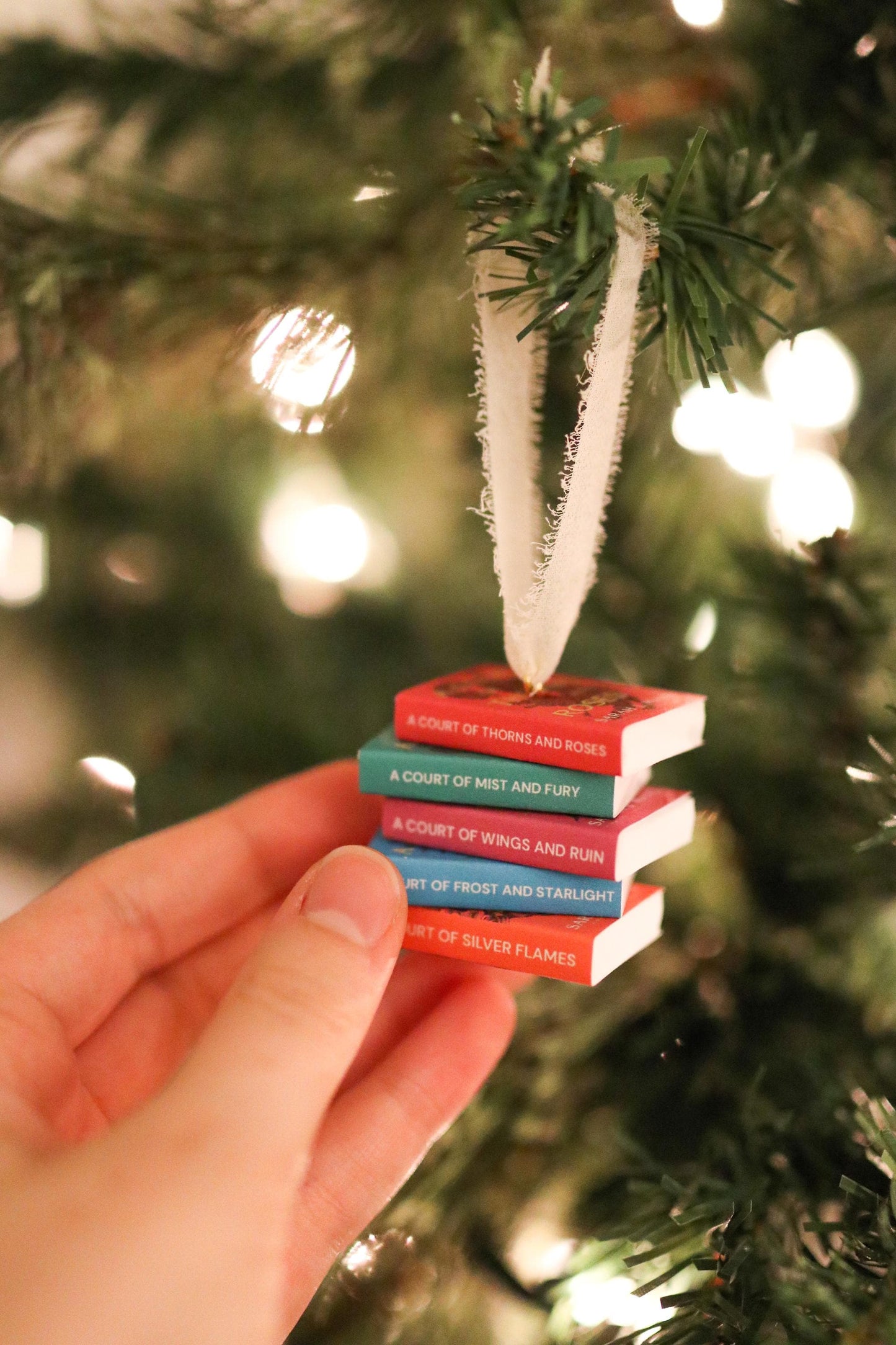 Mini ACOTAR Book Stack Ornament