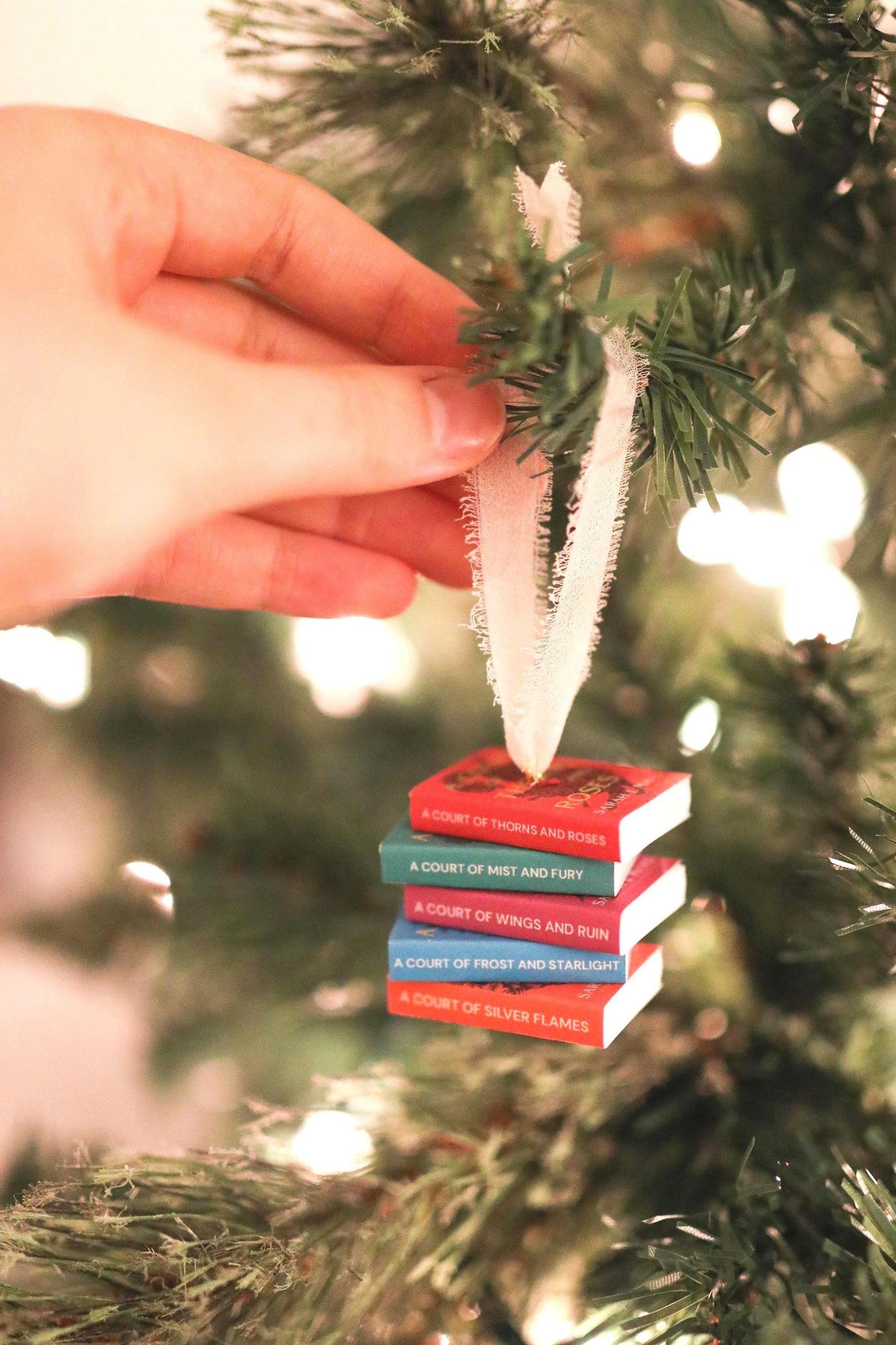 Mini ACOTAR Book Stack Ornament