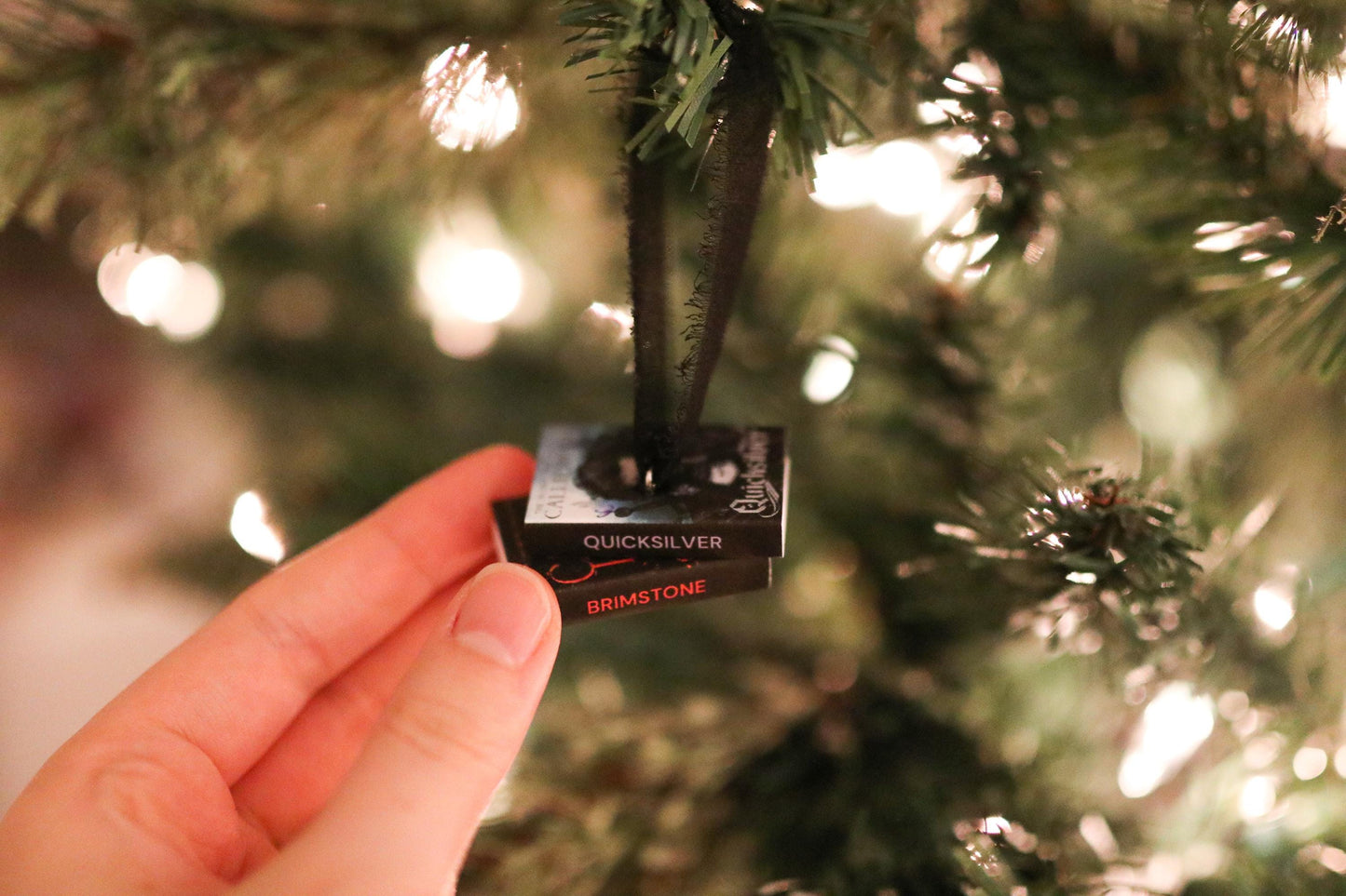 Fae & Alchemy Mini Book Stack Ornament