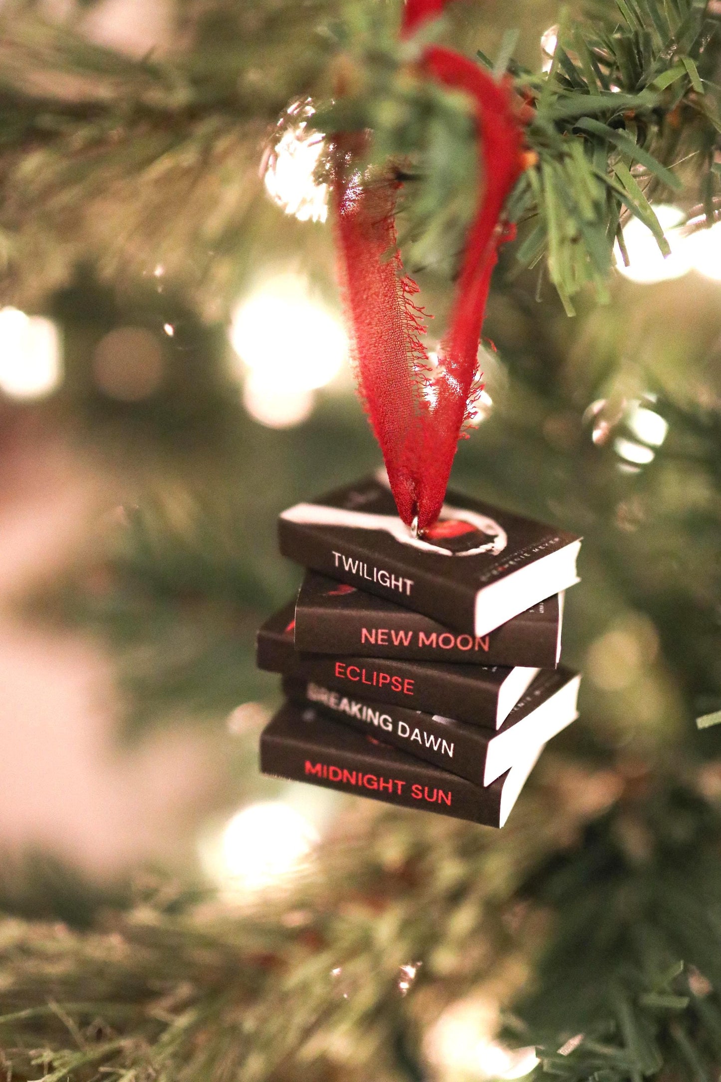 Twilight Mini Book Stack Ornament