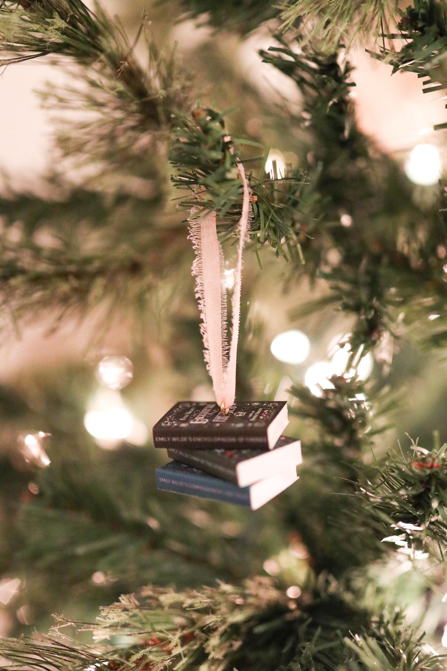 Emily Wilde Mini Book Stack Ornament