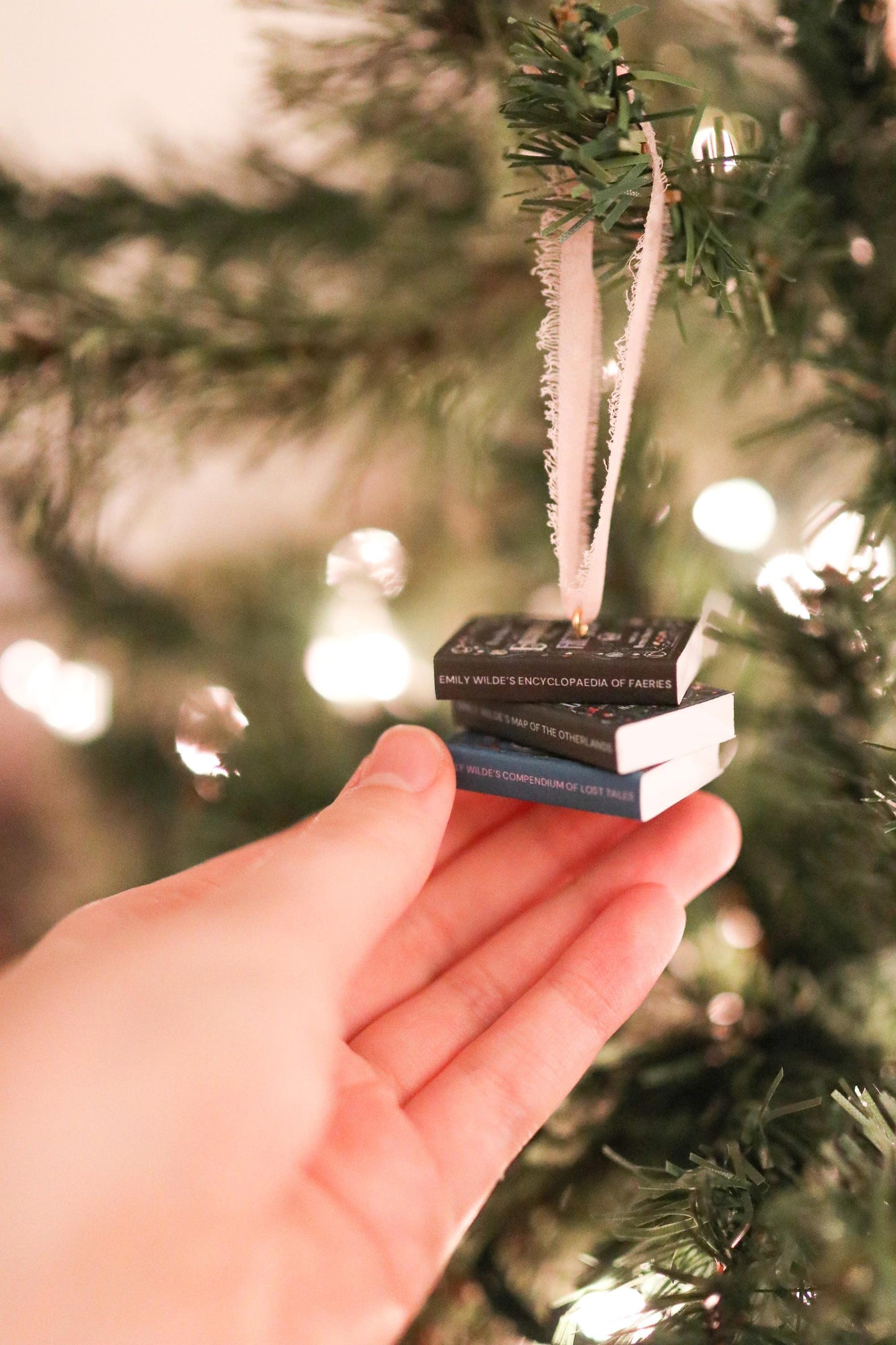 Emily Wilde Mini Book Stack Ornament
