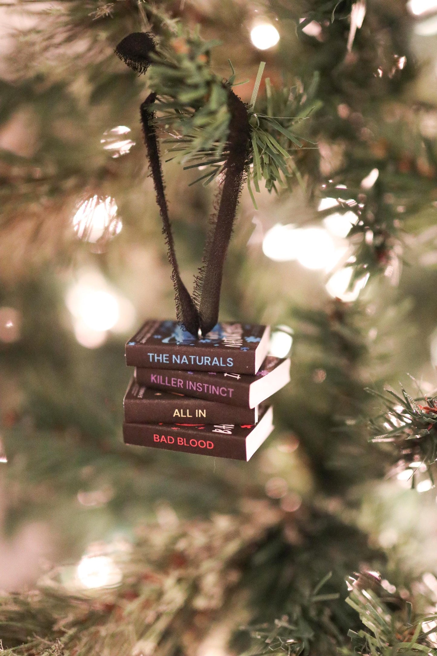 The Naturals Mini Book Stack Ornament
