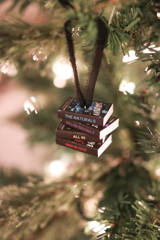The Naturals Mini Book Stack Ornament