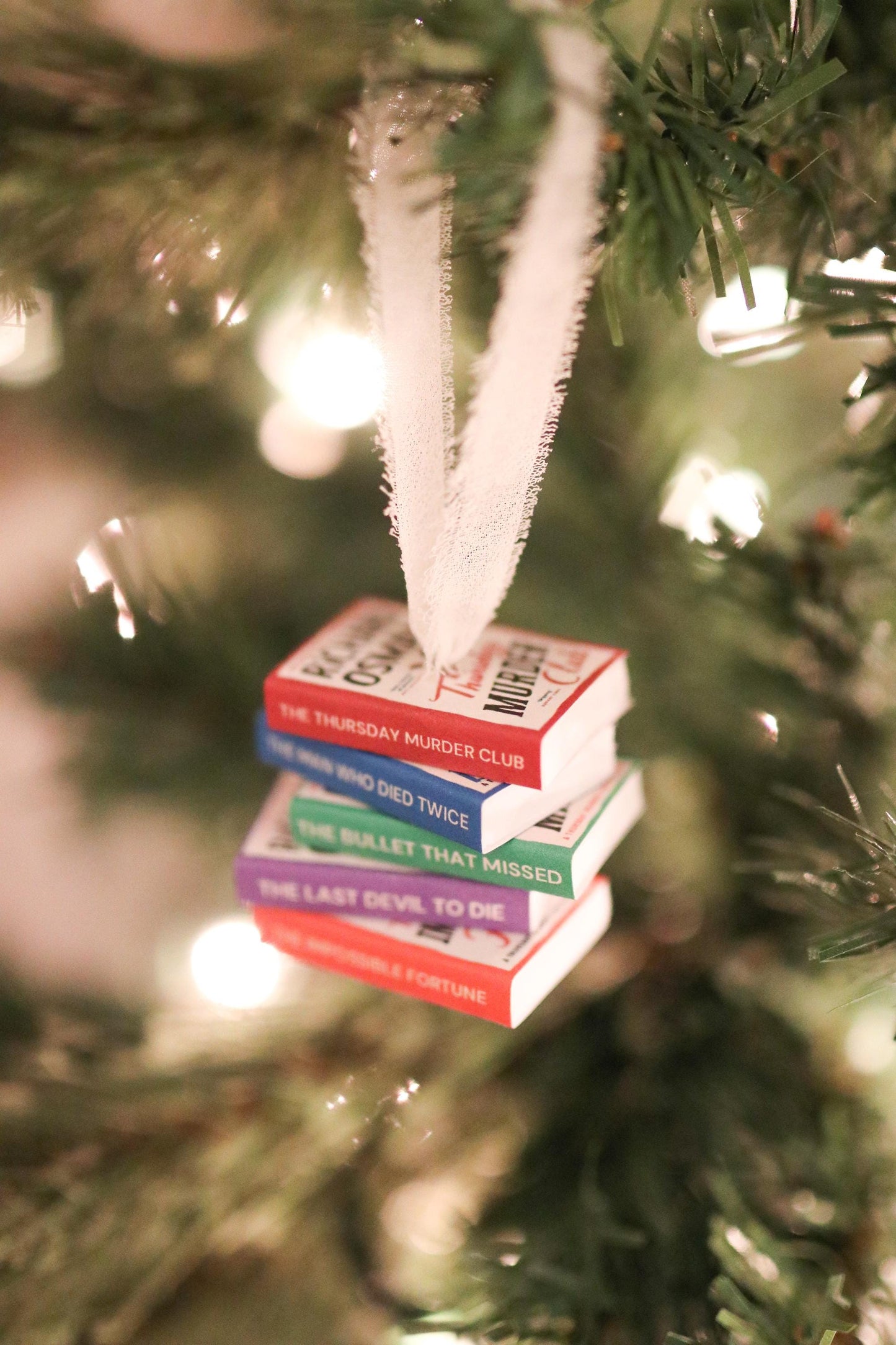 Richard Osman Mini Book Stack Ornament