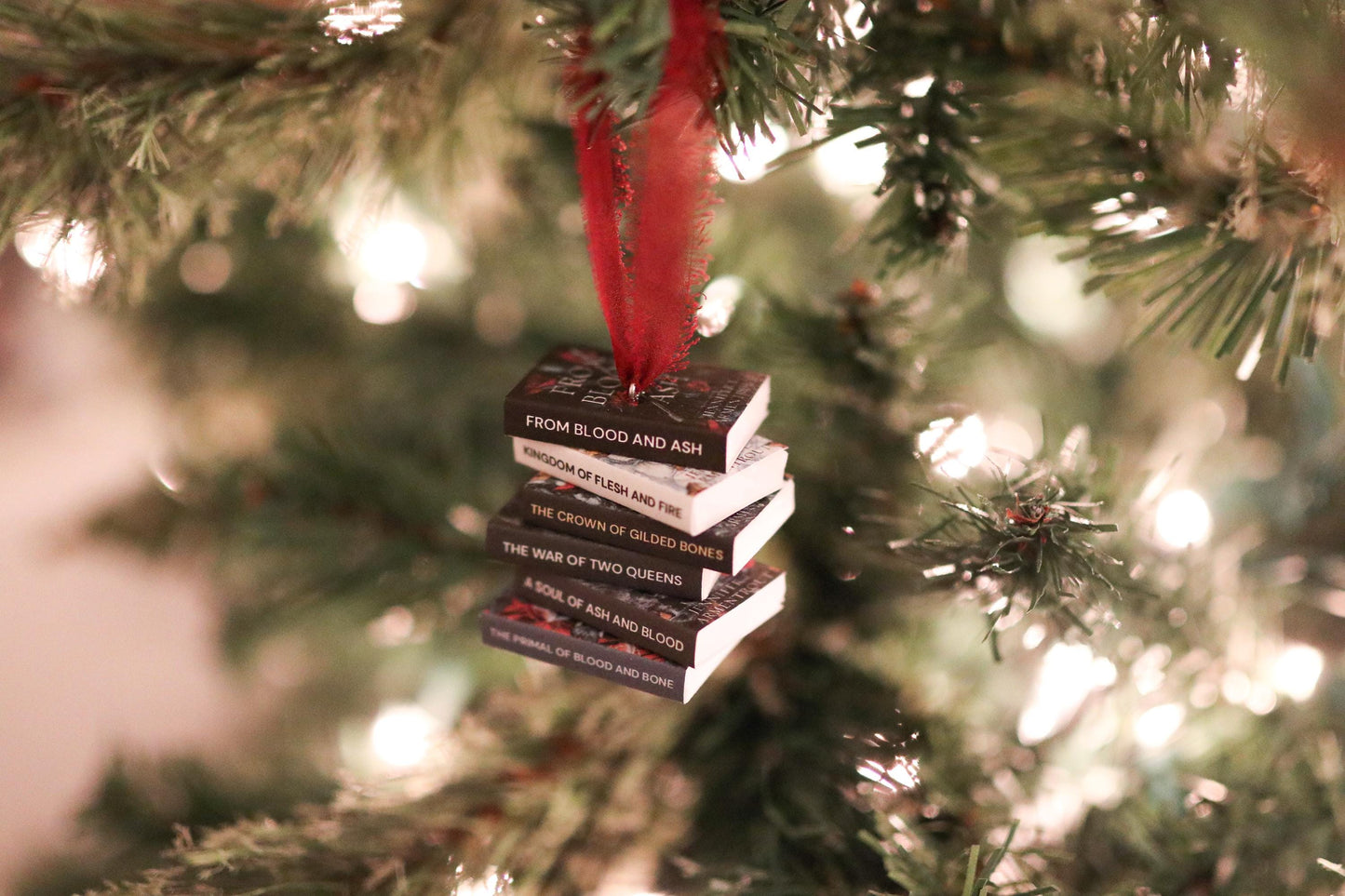 Jennifer L. Armentrout Mini Book Stack Ornament