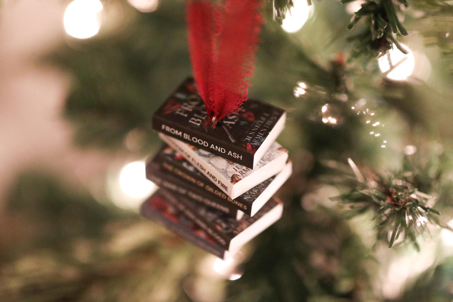 Jennifer L. Armentrout Mini Book Stack Ornament
