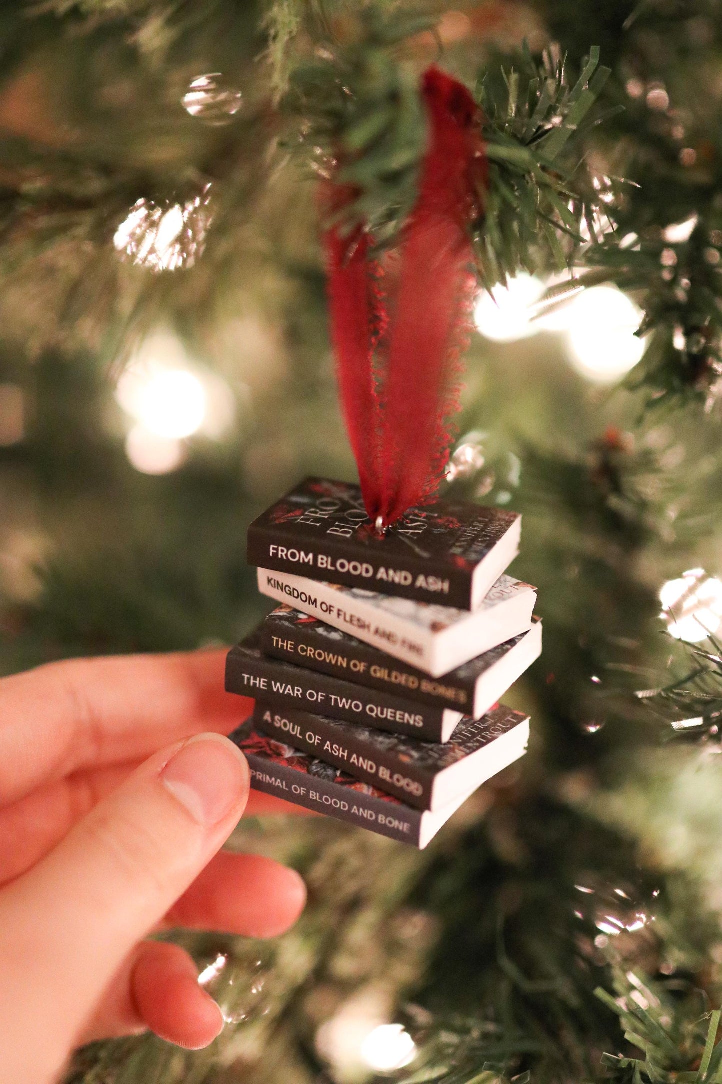 Jennifer L. Armentrout Mini Book Stack Ornament