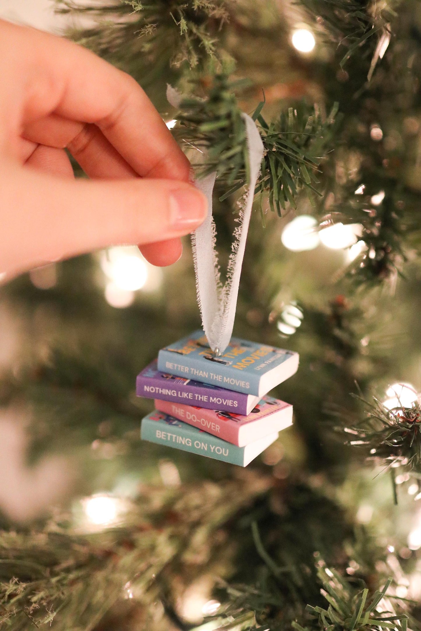 Lynn Painter Mini Book Stack Ornament