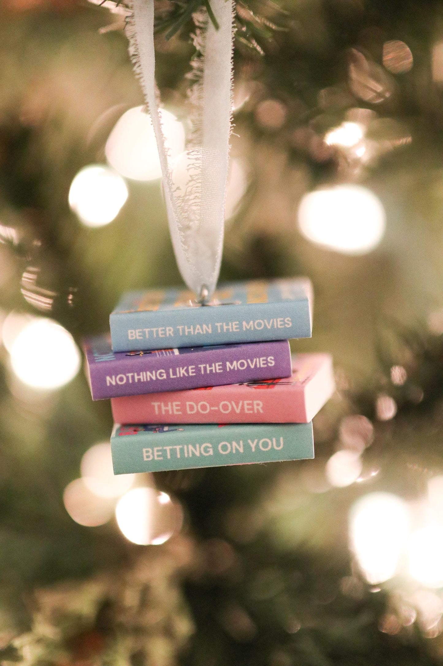 Lynn Painter Mini Book Stack Ornament