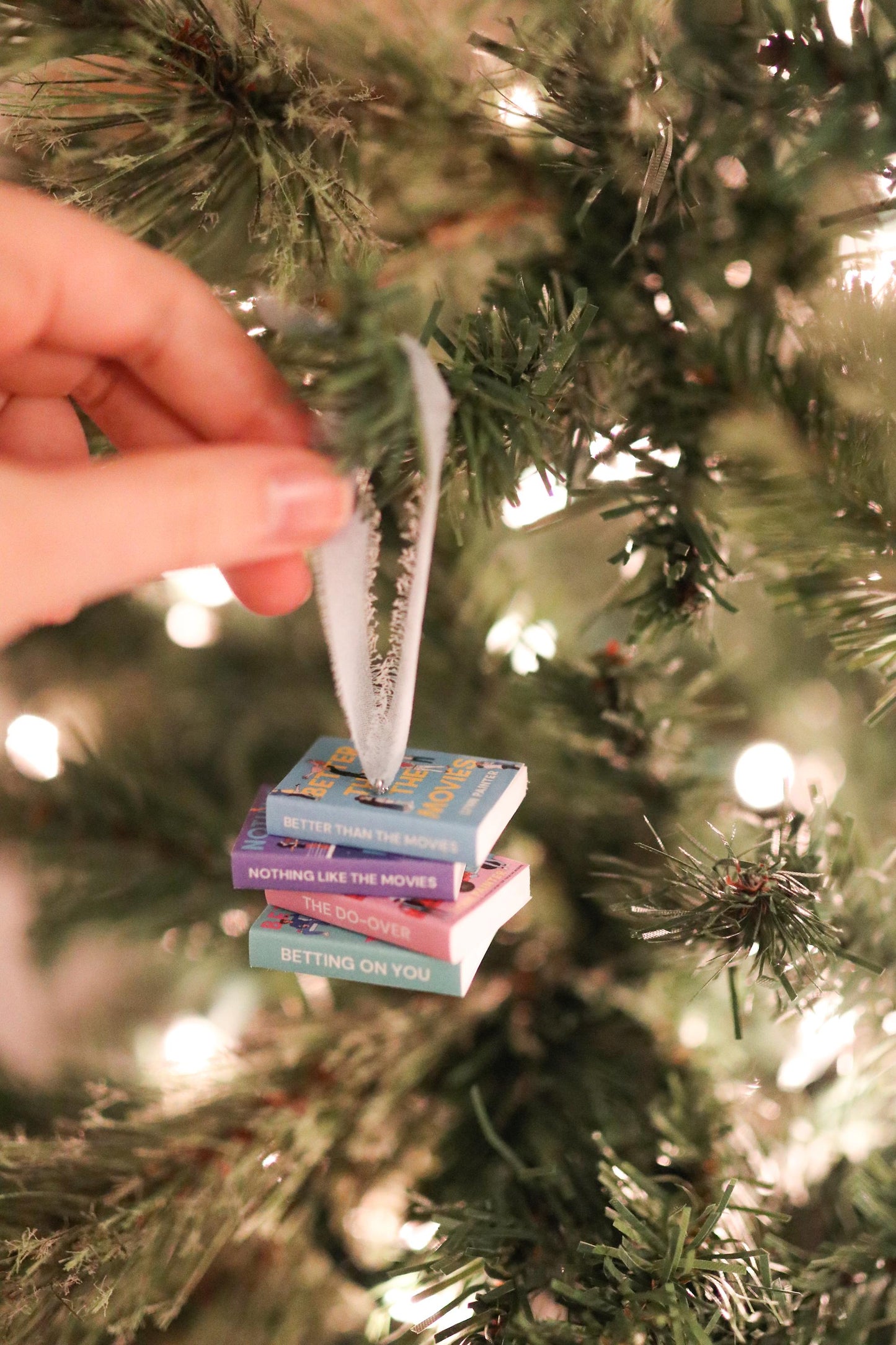 Lynn Painter Mini Book Stack Ornament