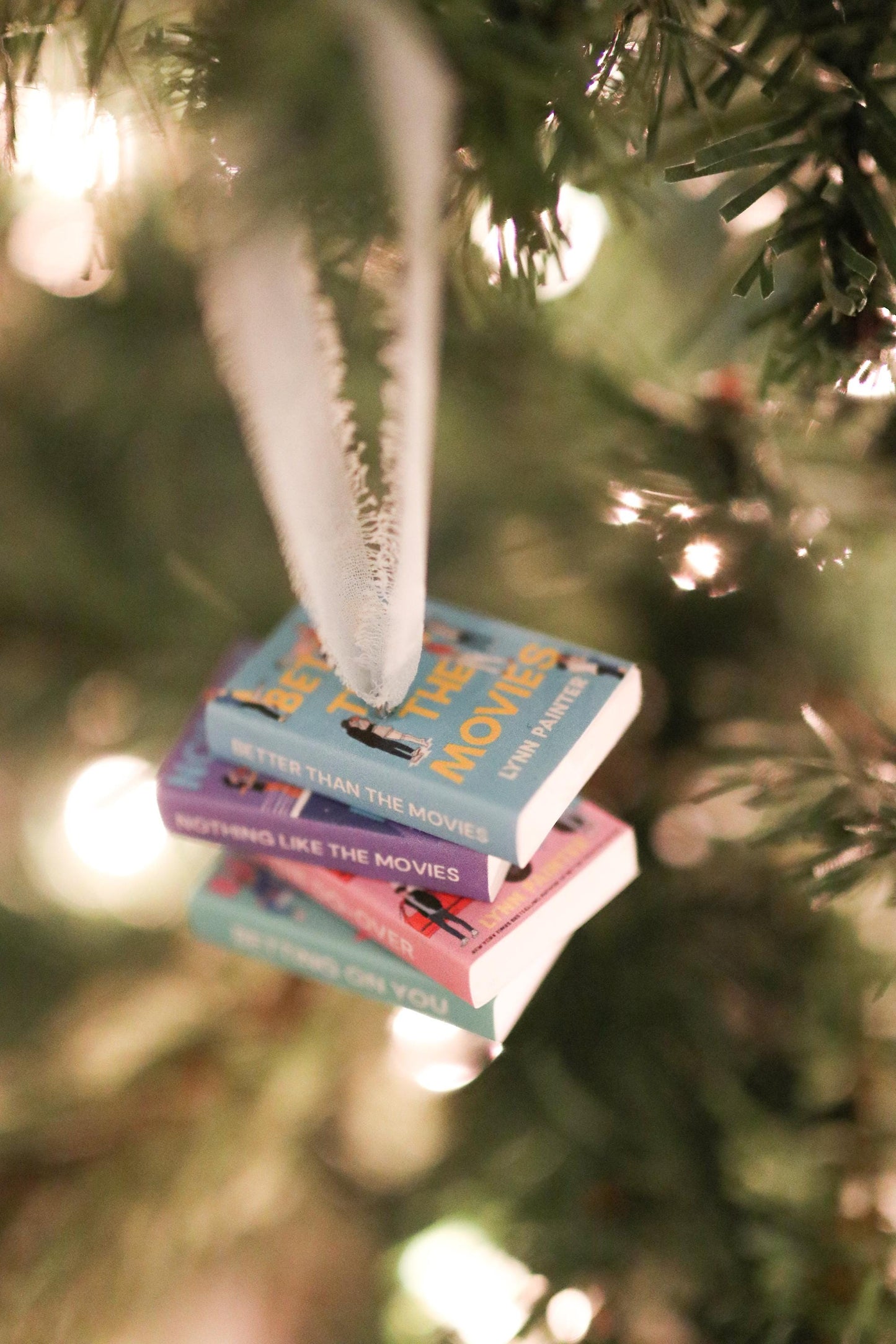 Lynn Painter Mini Book Stack Ornament