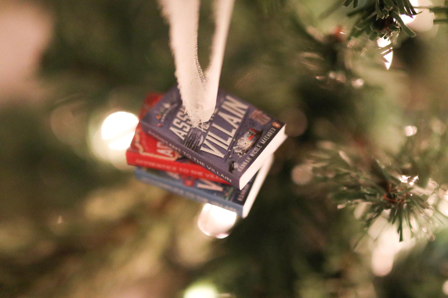 Assistant to the Villain Mini Book Stack Ornament