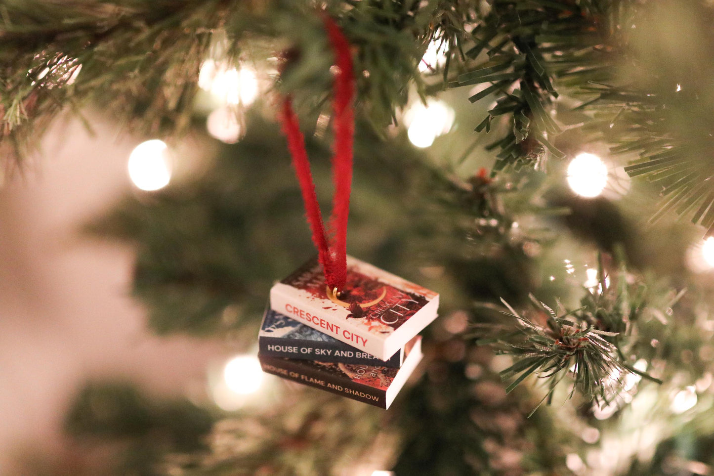 Crescent City Mini Book Stack Ornament