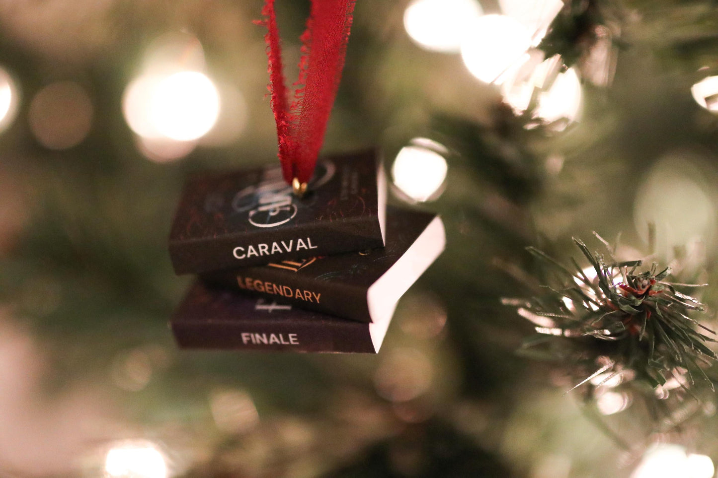 Caraval Mini Book Stack Ornament