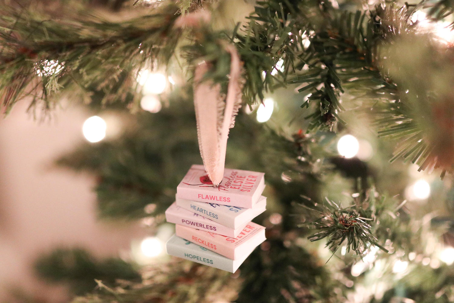 Chestnut Springs Mini Book Stack Ornament
