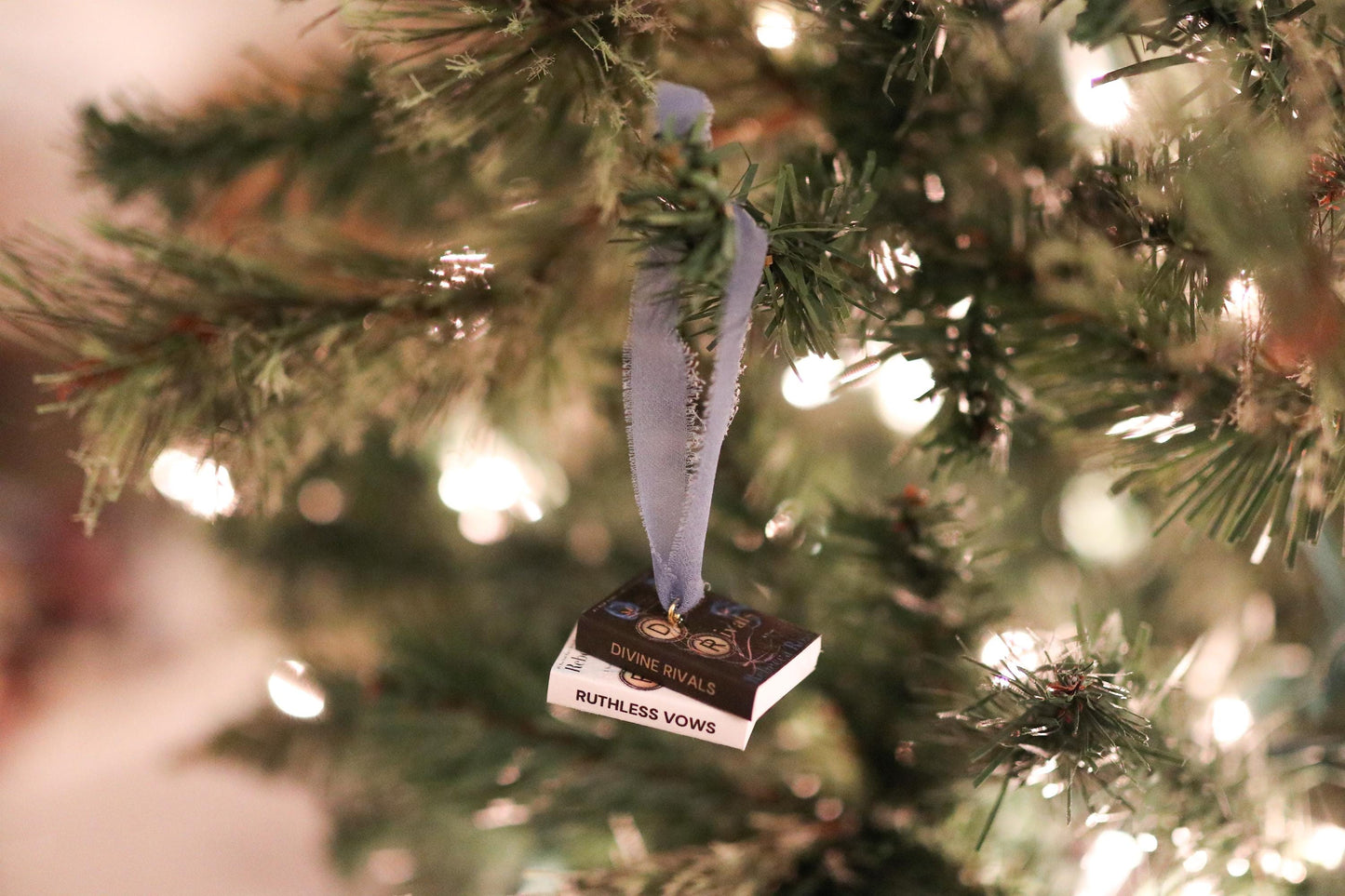 Divine Rivals Mini Book Stack Ornament