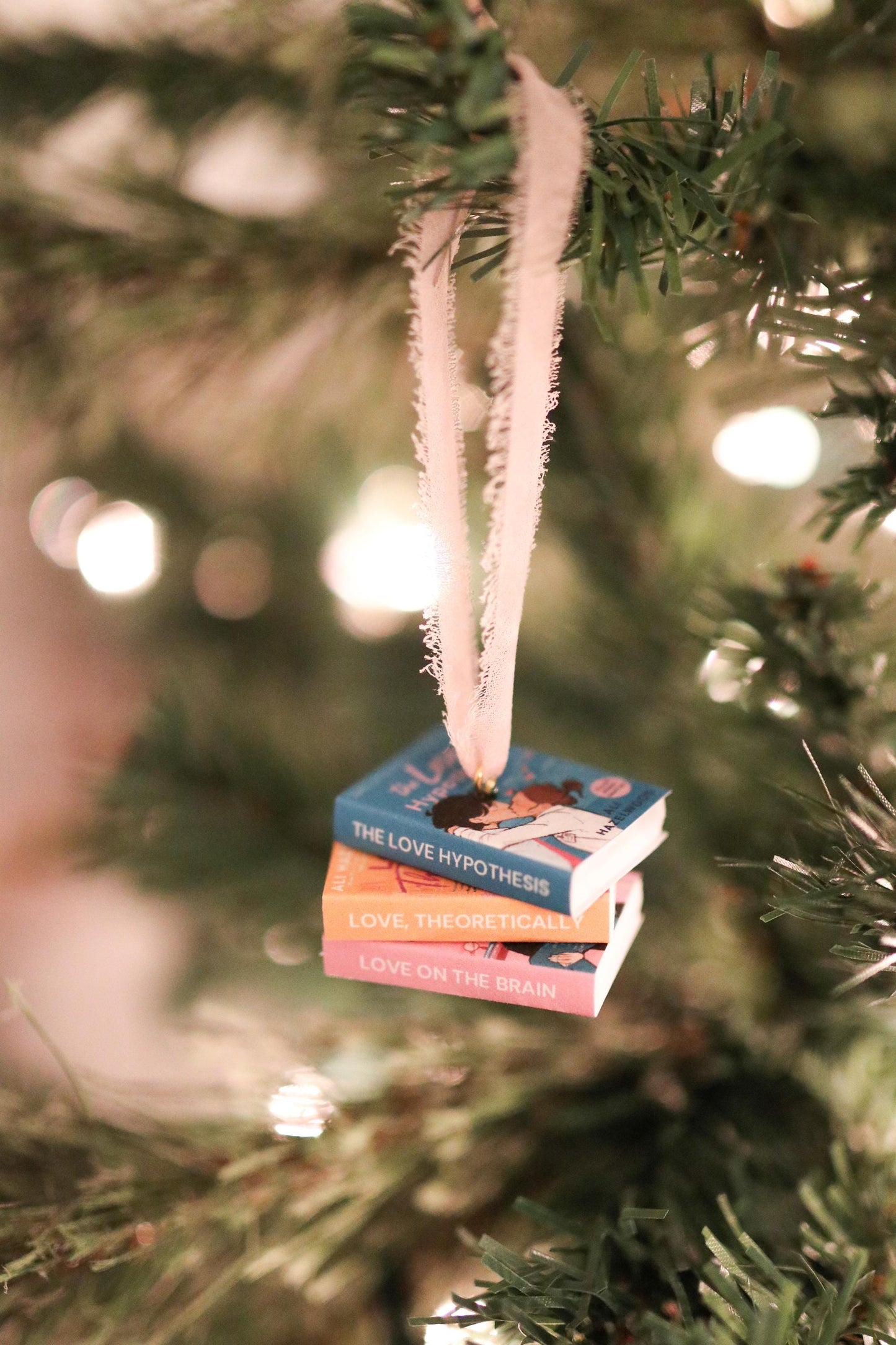 Ali Hazelwood Mini Book Stack Ornament