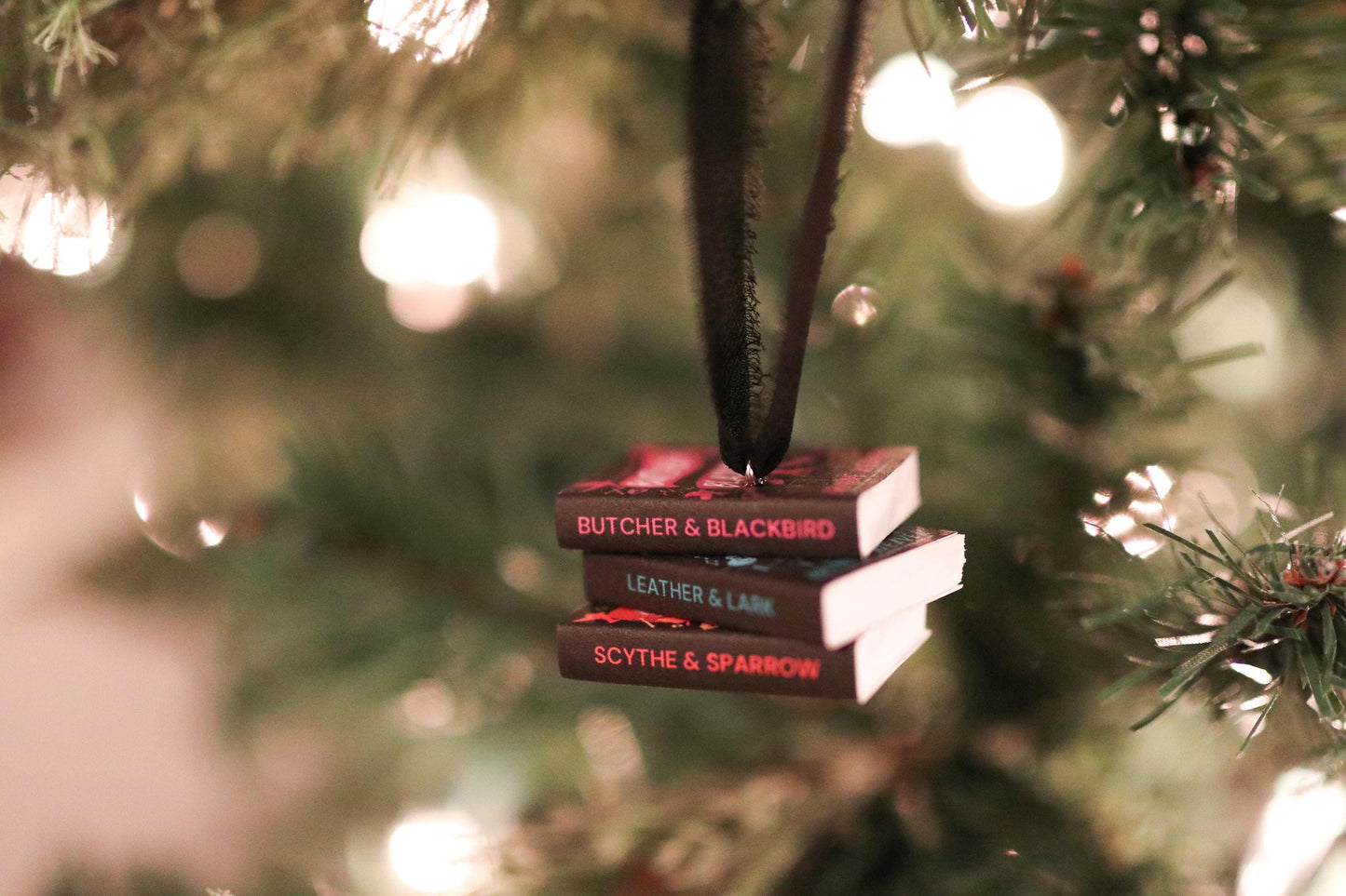 The Ruinous Love Trilogy Mini Book Stack Ornament