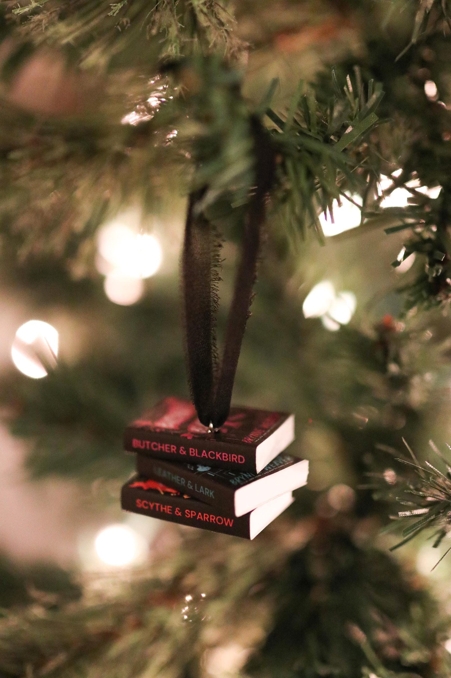 The Ruinous Love Trilogy Mini Book Stack Ornament