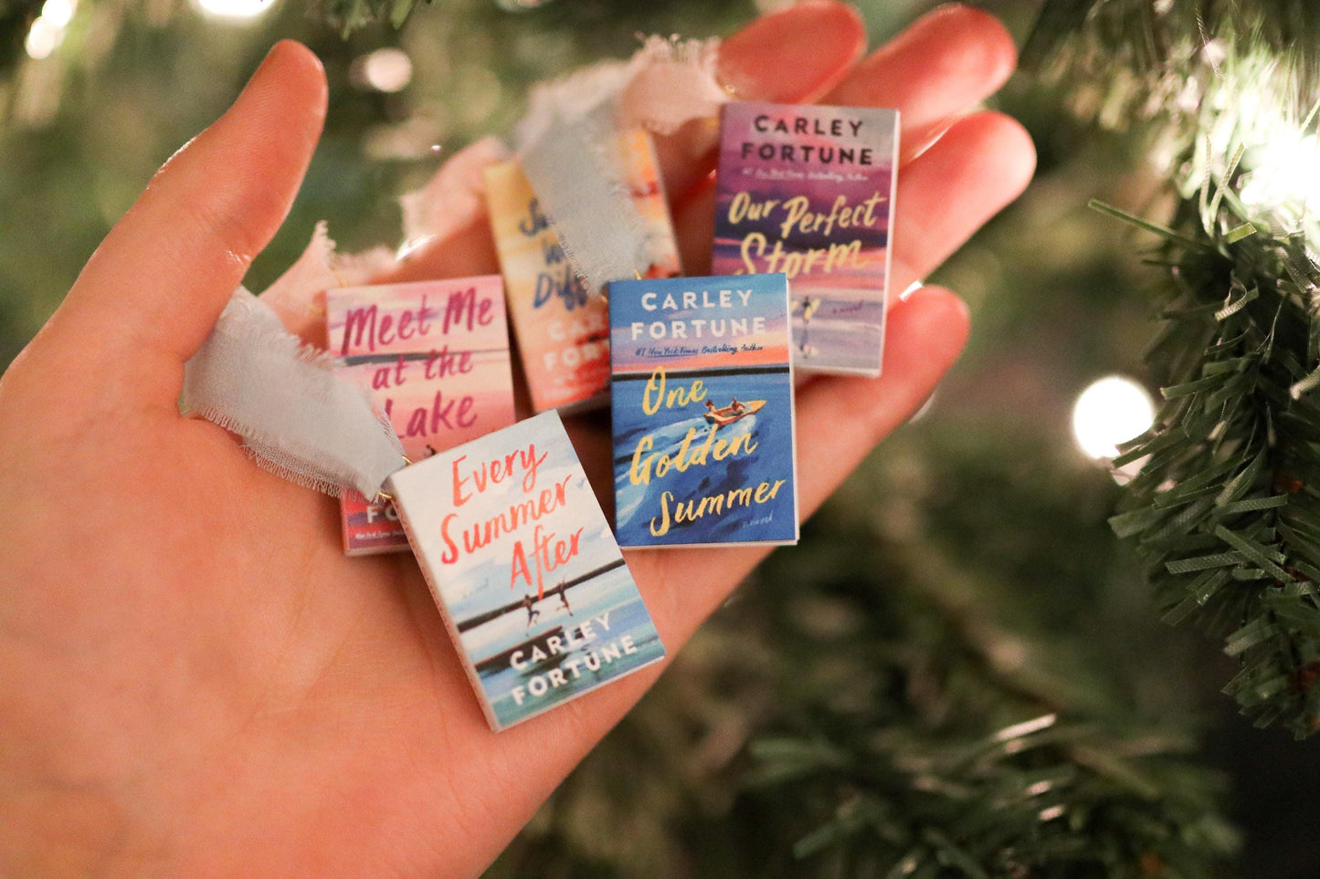 Carley Fortune Mini Book Ornaments