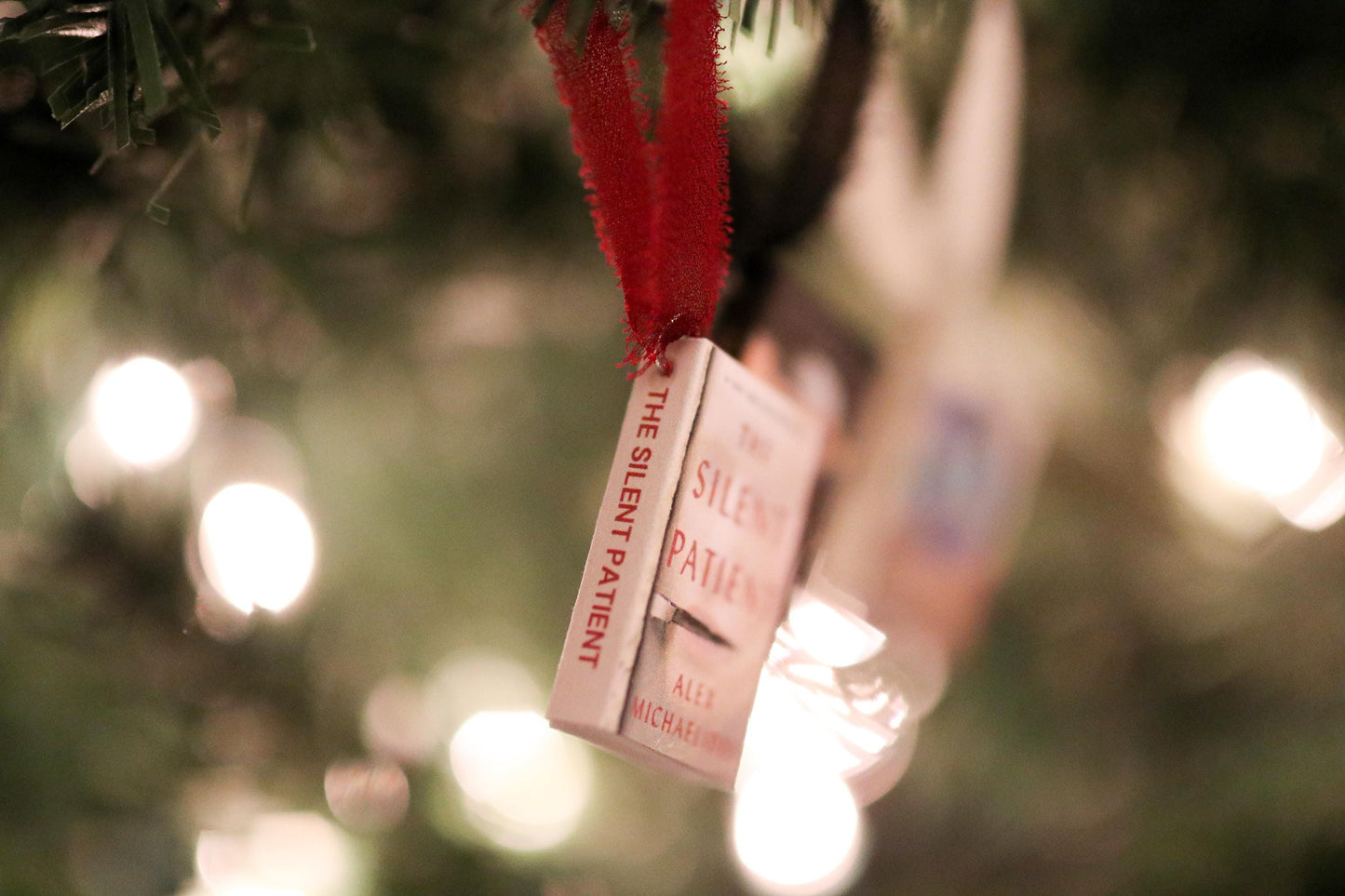 Alex Michaelides Mini Book Ornaments