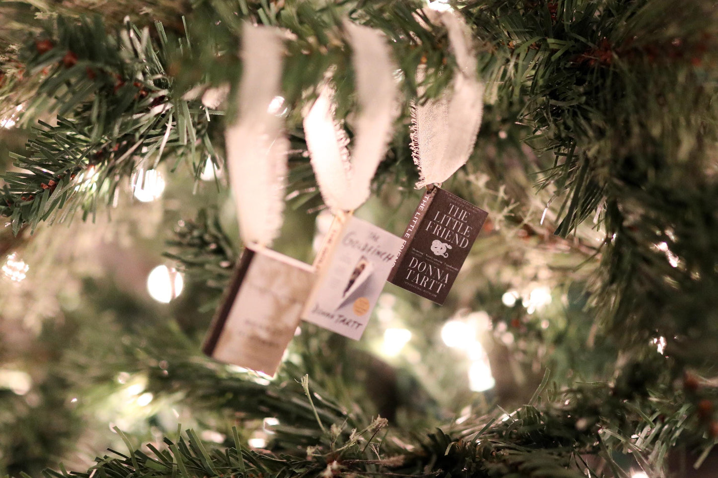 Donna Tartt Mini Book Ornaments