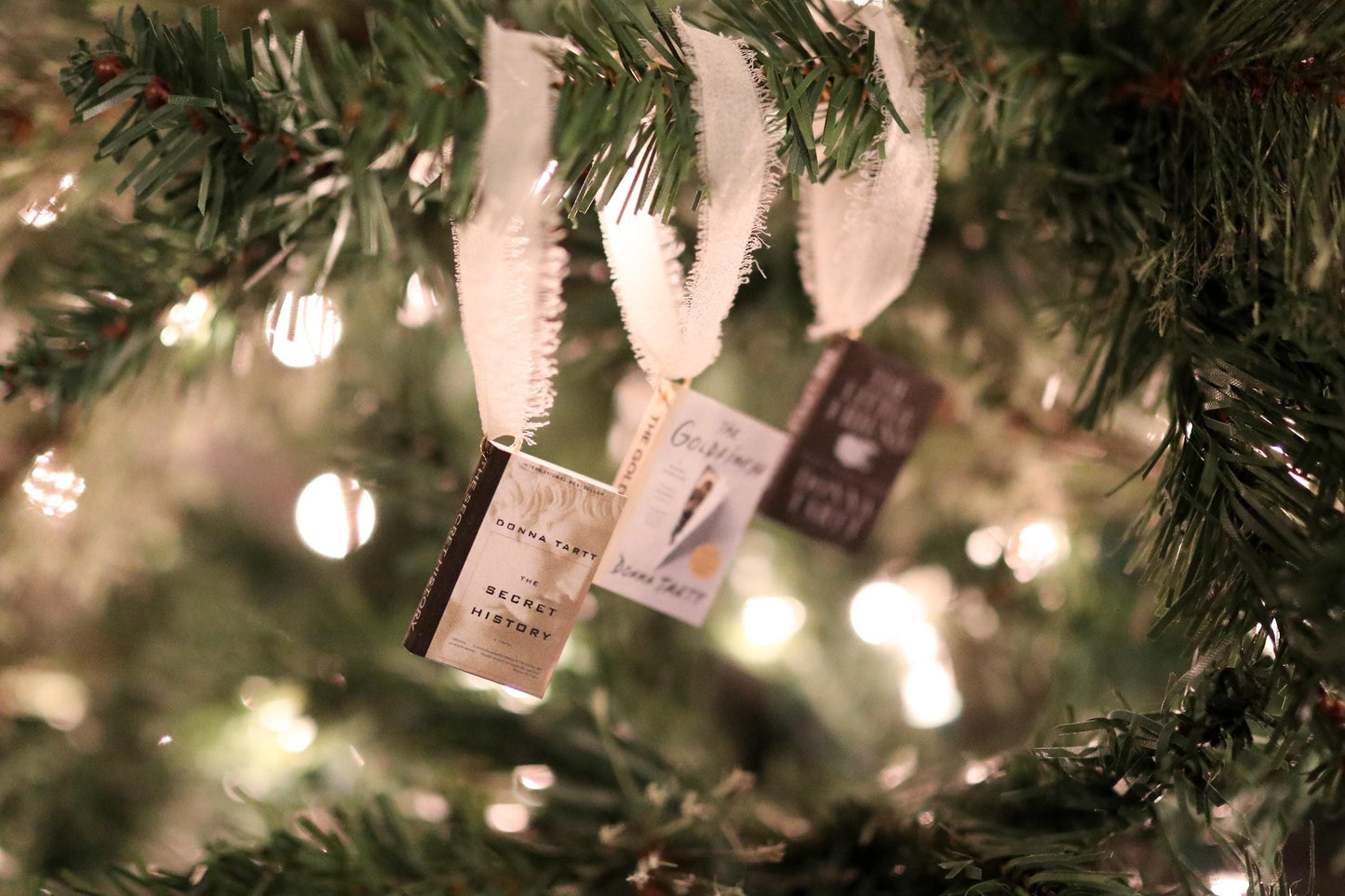 Donna Tartt Mini Book Ornaments