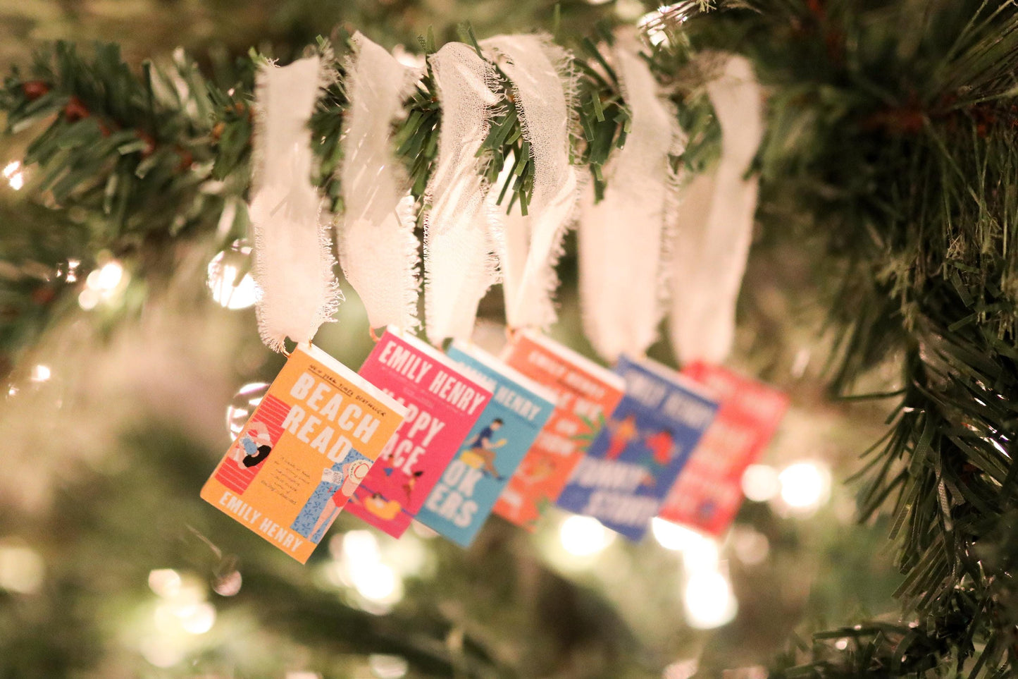 Emily Henry Mini Book Ornaments