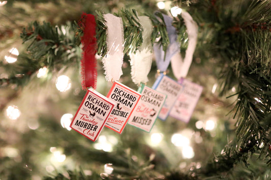 Richard Osman Mini Book Ornaments