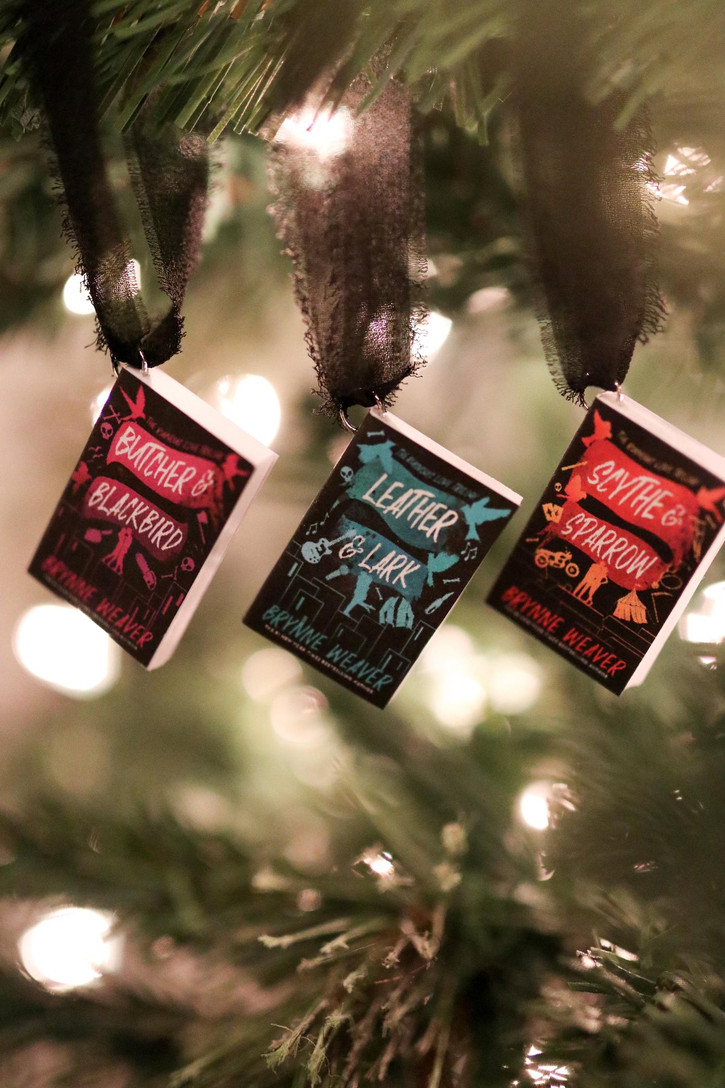 Ruinous Love Trilogy Mini Book Ornaments