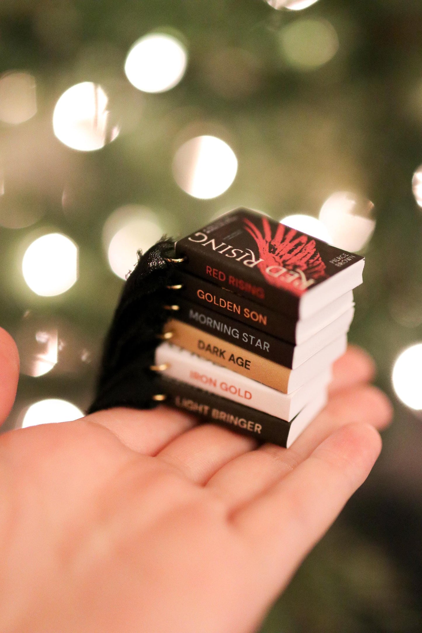 Pierce Brown Mini Book Ornaments