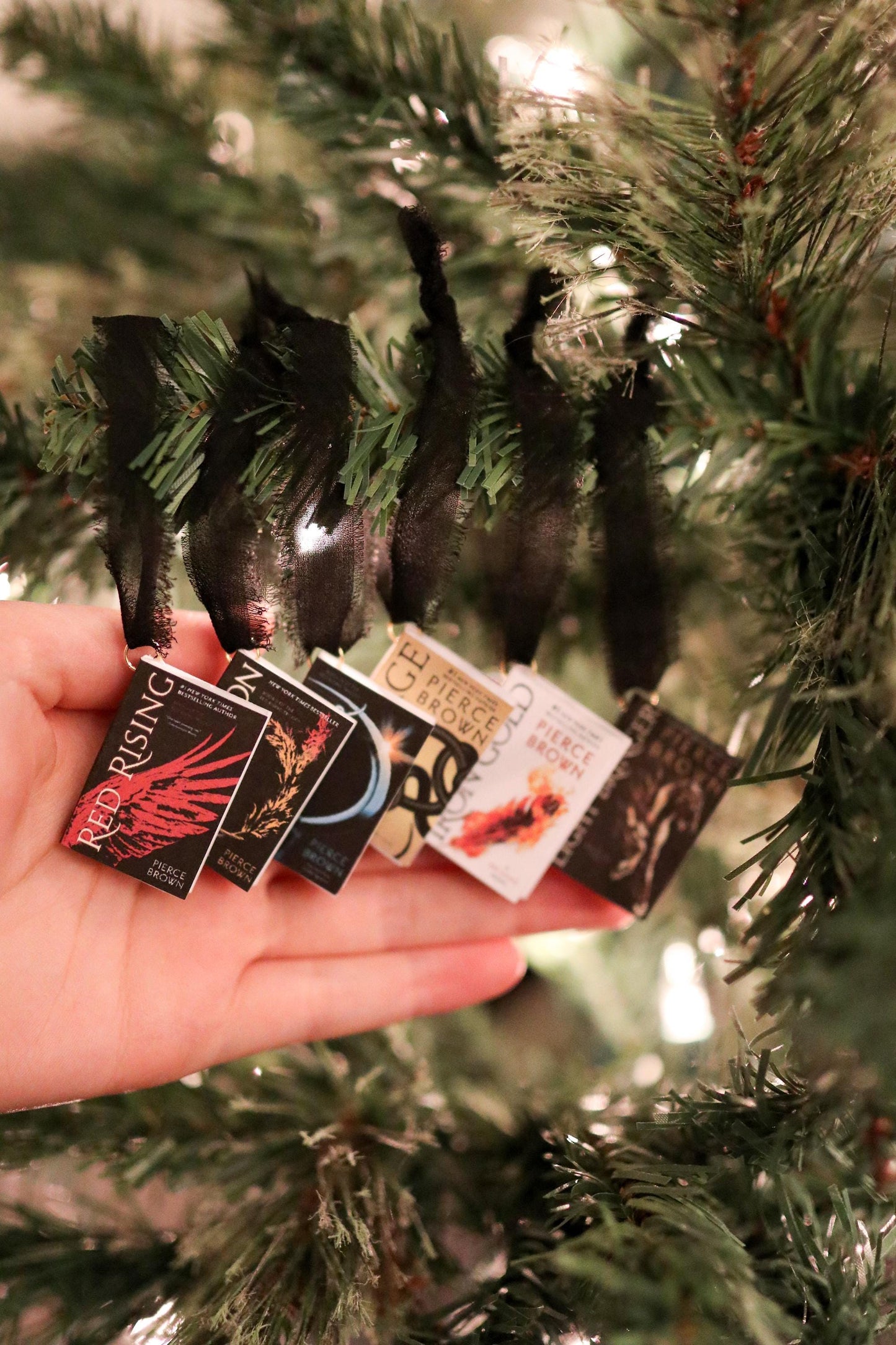 Pierce Brown Mini Book Ornaments