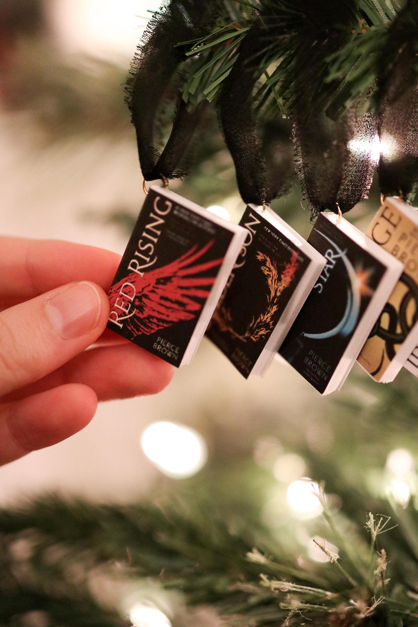 Pierce Brown Mini Book Ornaments