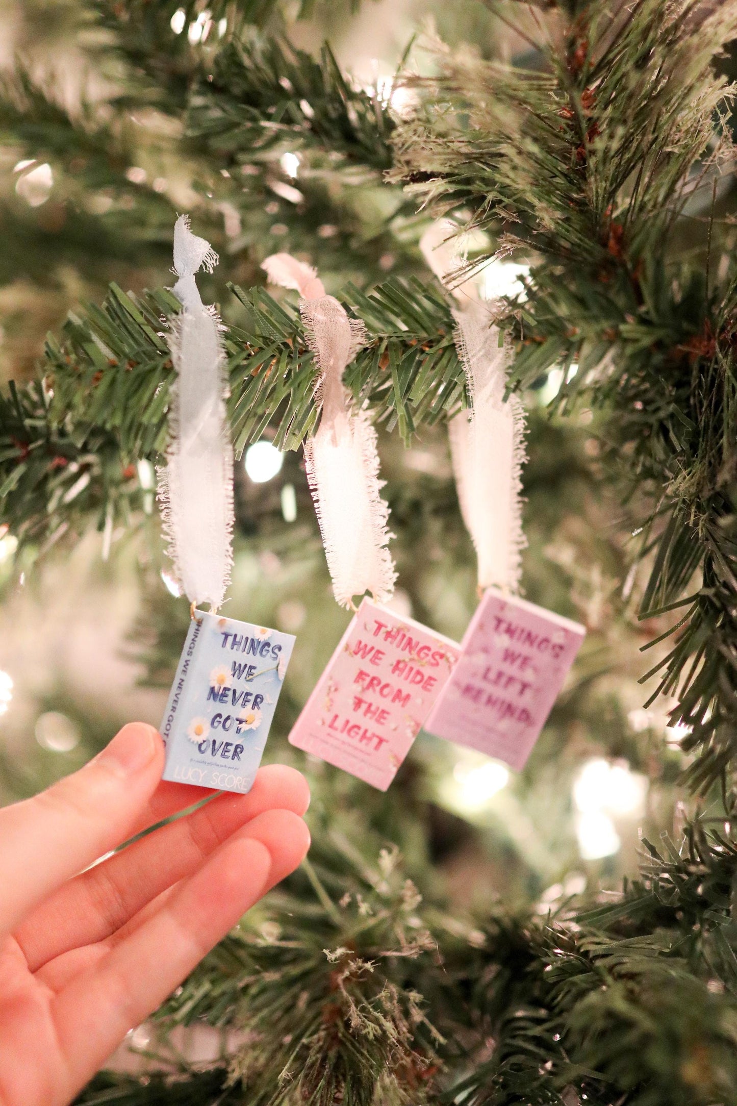 Knockemout Mini Book Ornaments