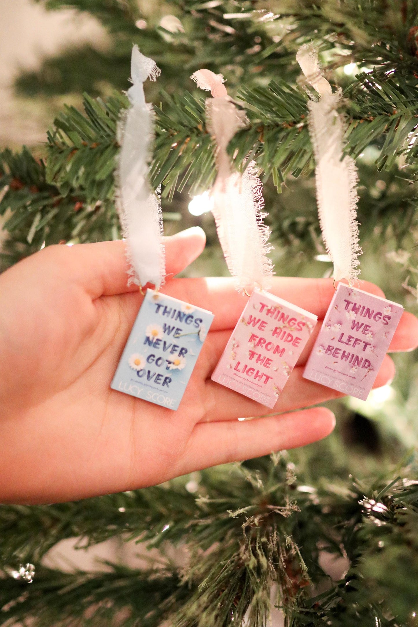 Knockemout Mini Book Ornaments