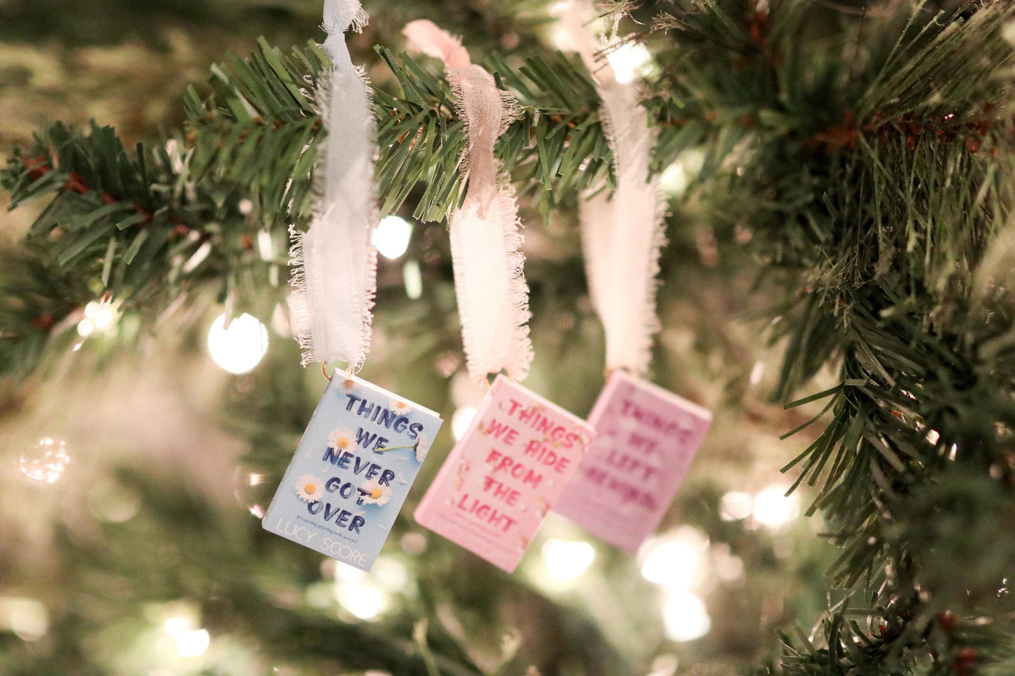 Knockemout Mini Book Ornaments