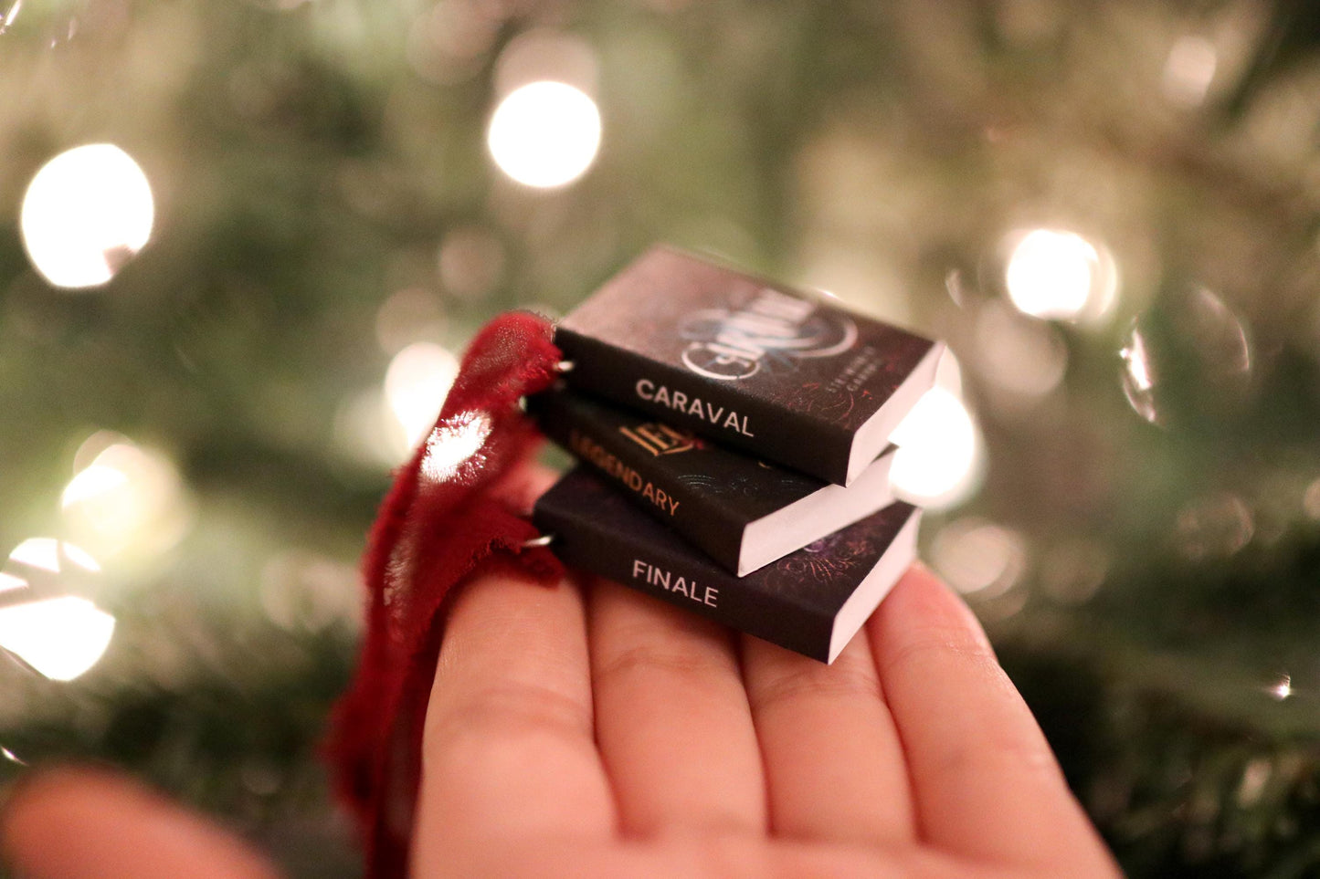 Caraval Mini Book Ornaments