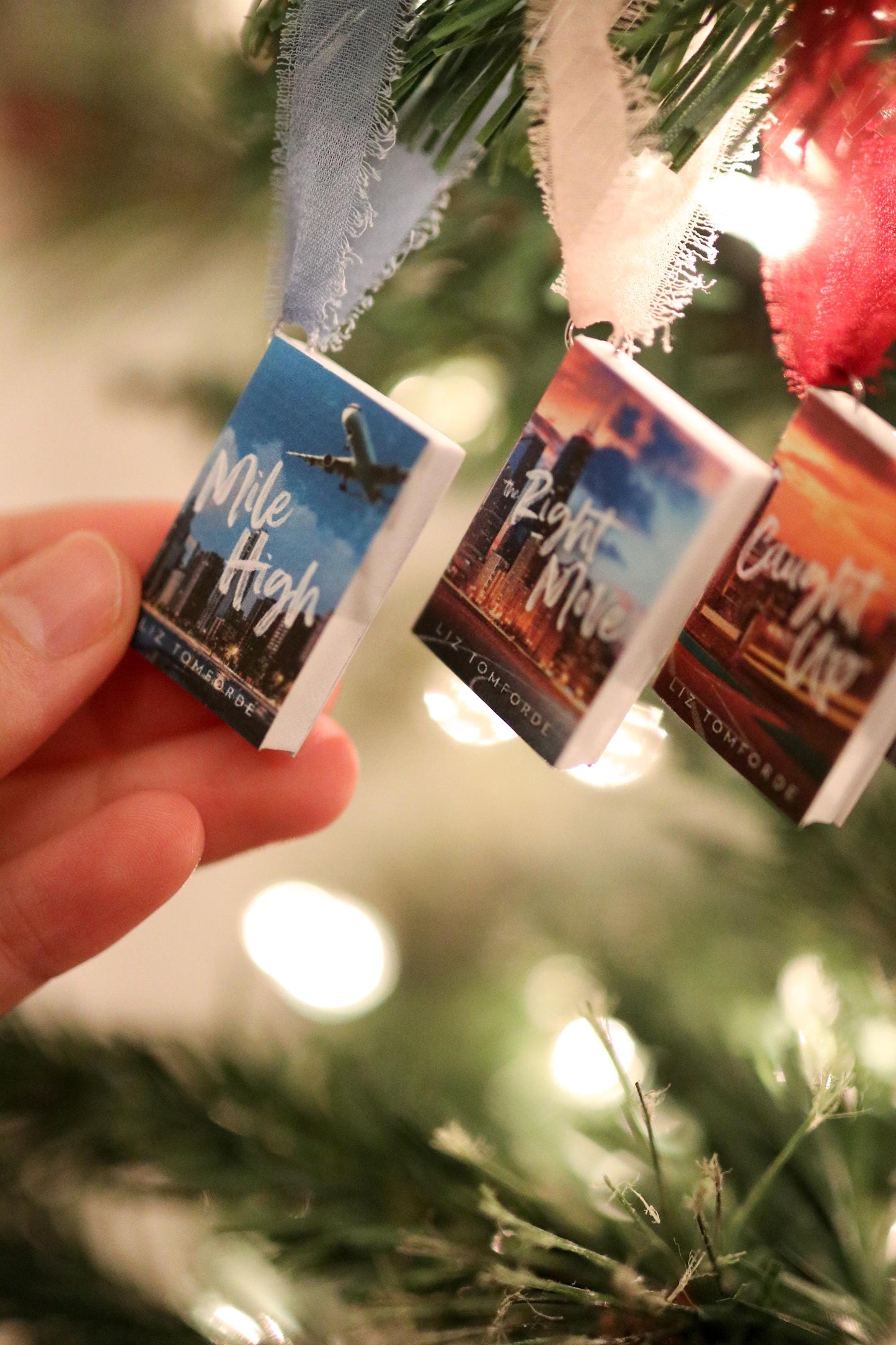 Windy City Mini Book Ornaments