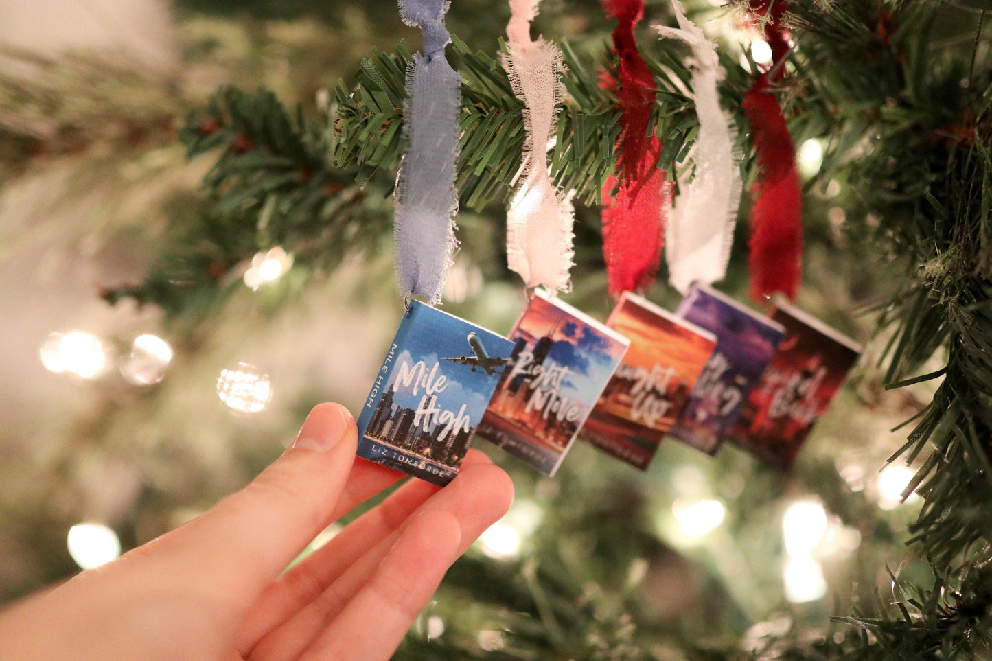 Windy City Mini Book Ornaments