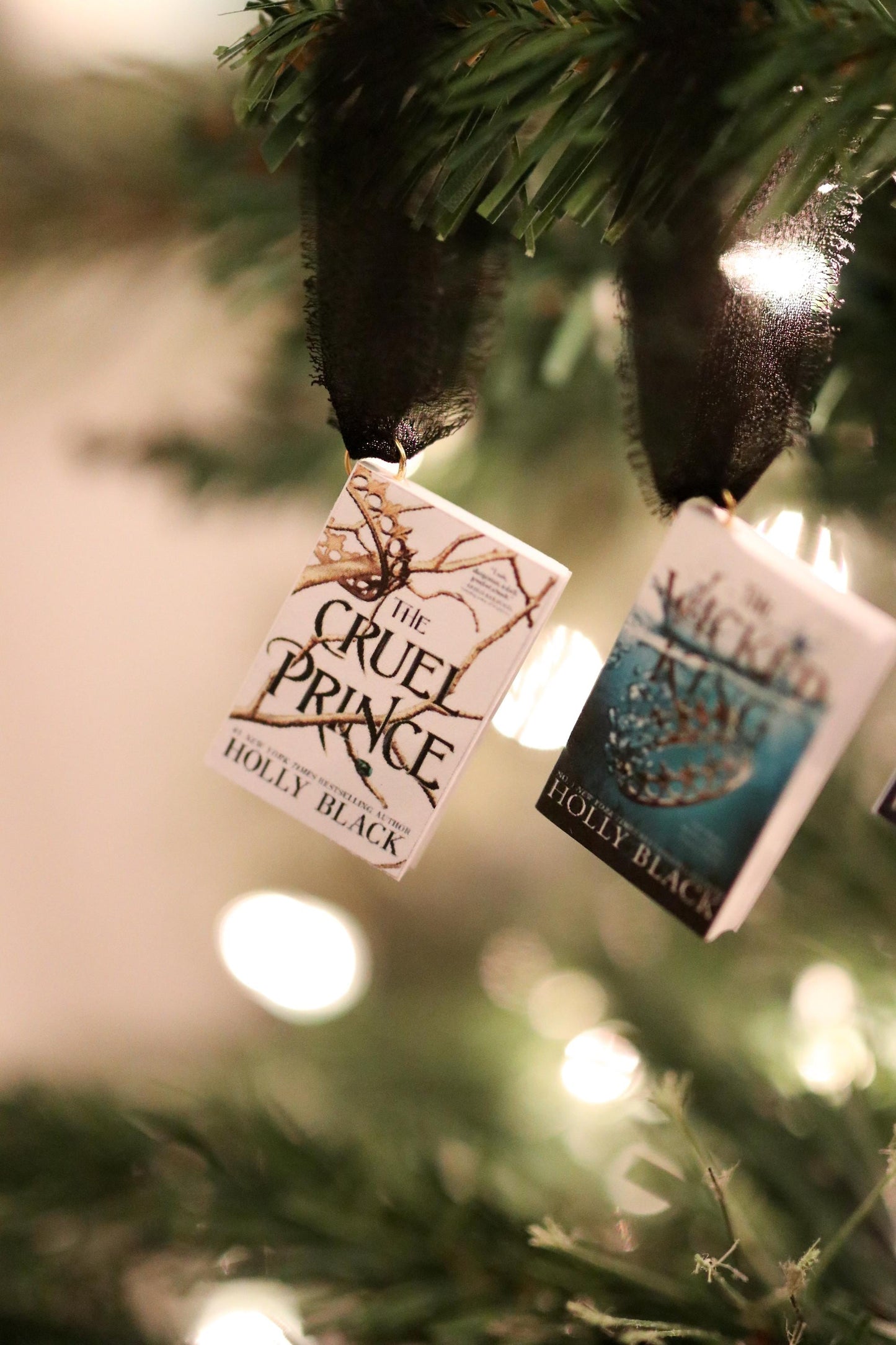 Holly Black Mini Book Ornaments