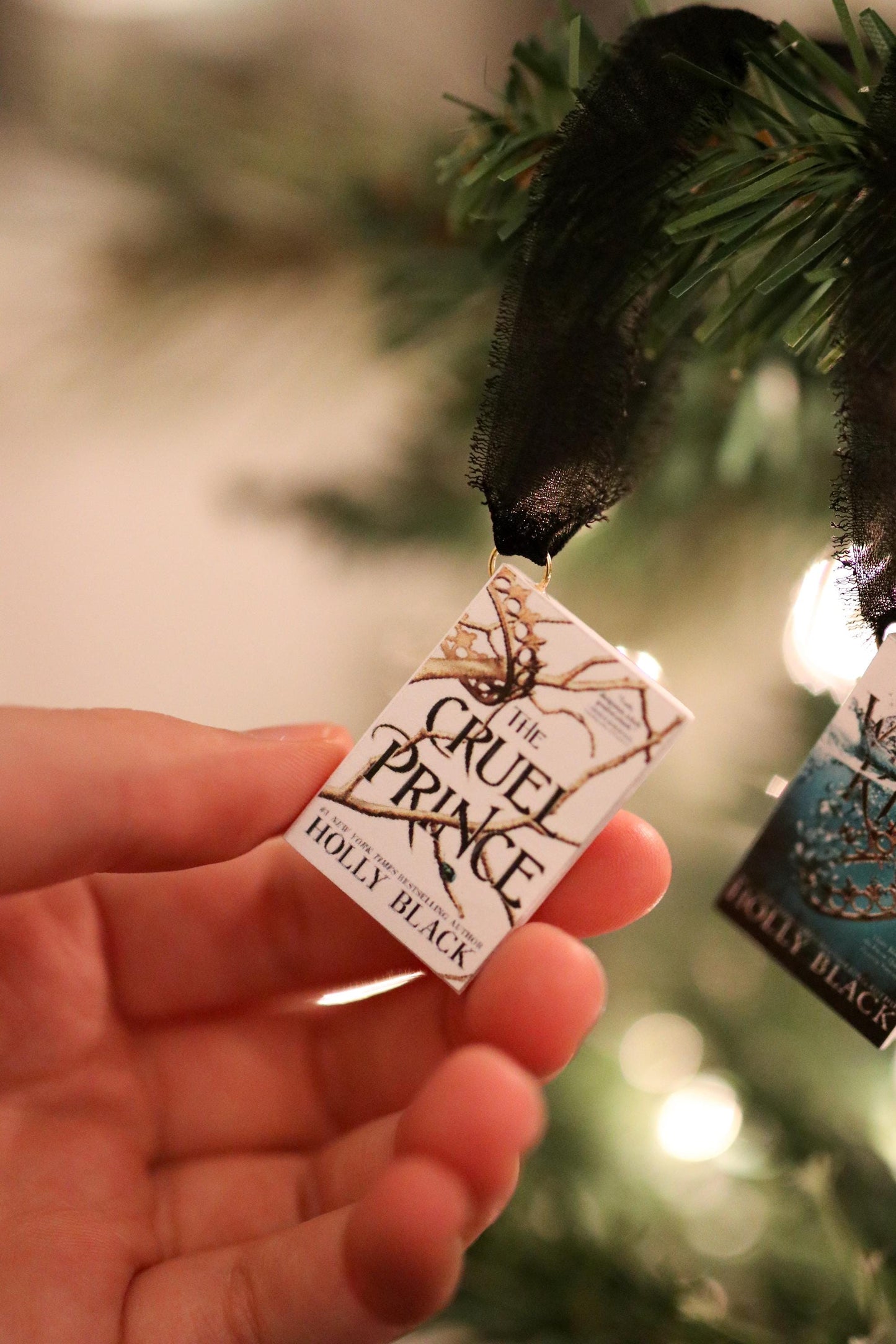 Holly Black Mini Book Ornaments