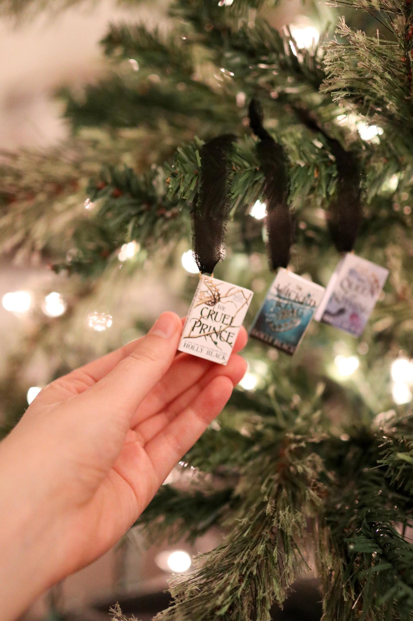 Holly Black Mini Book Ornaments