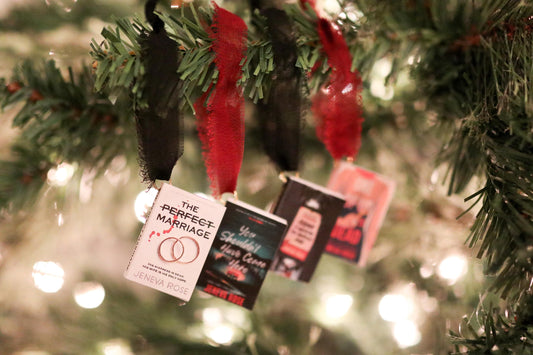 Jeneva Rose Mini Book Ornaments