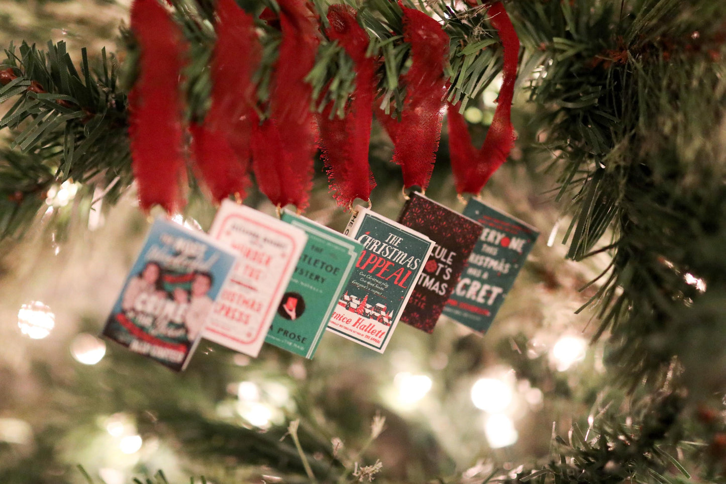 Christmas Thriller Mini Book Ornaments