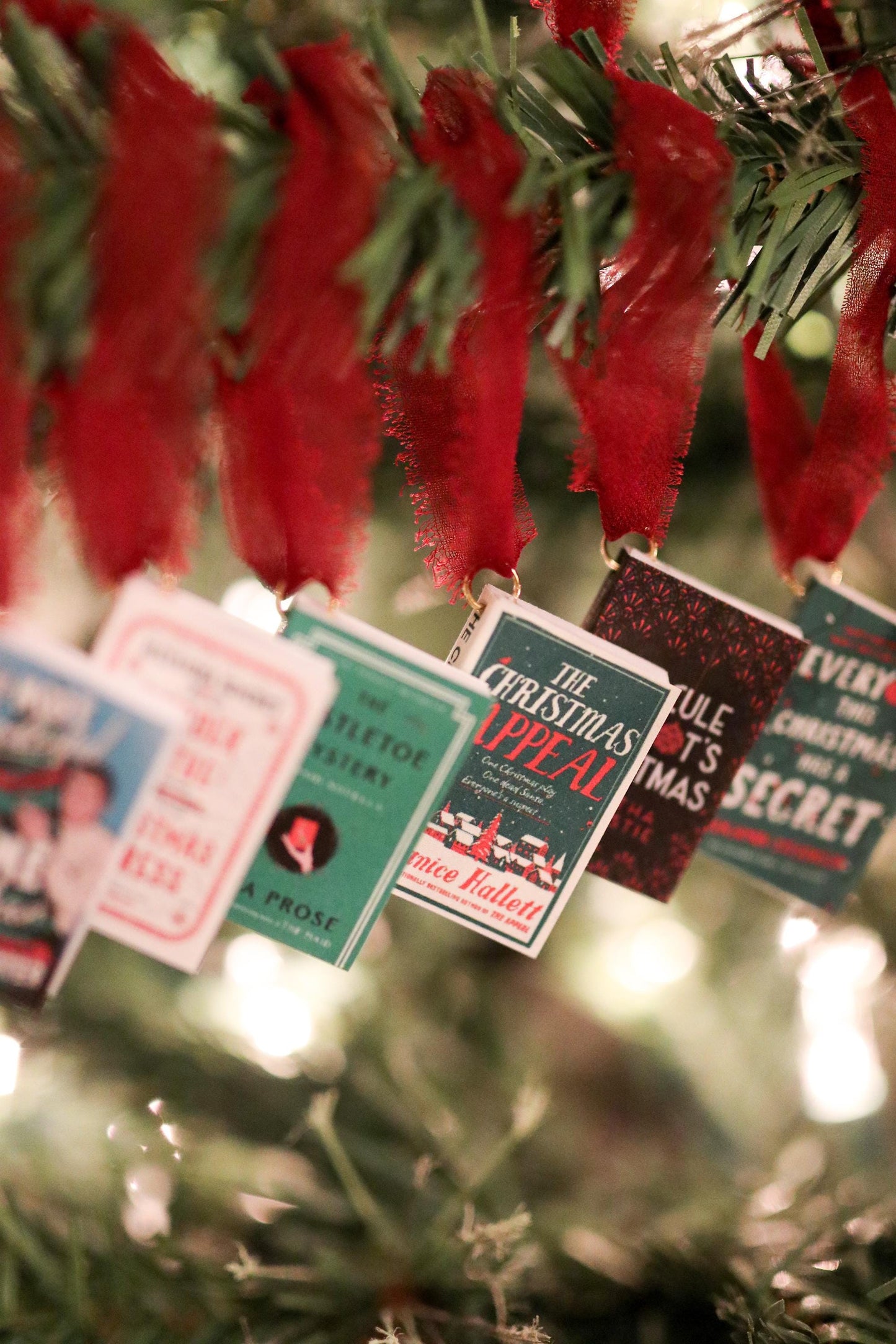 Christmas Thriller Mini Book Ornaments