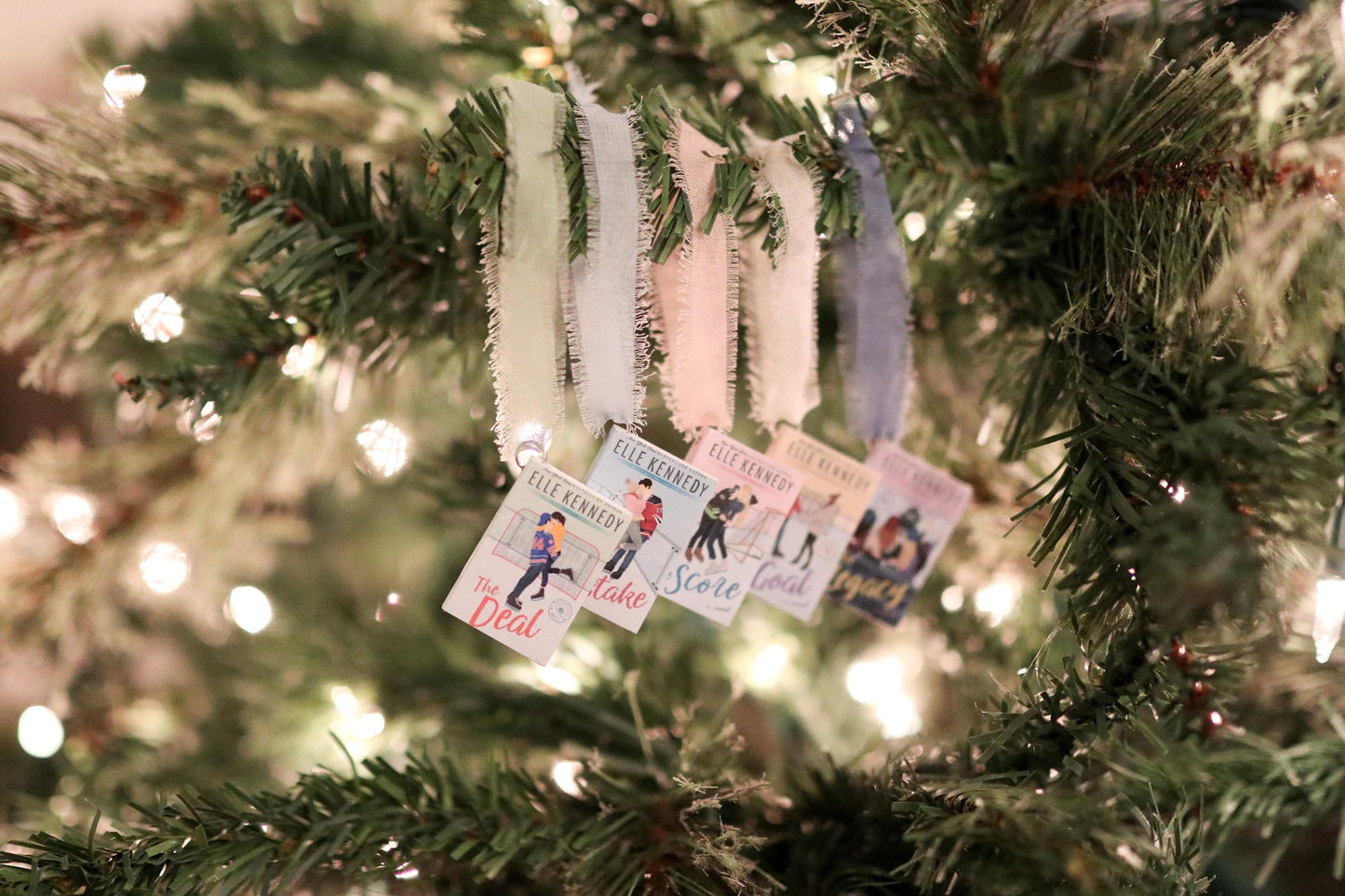 Off-Campus Mini Book Ornaments